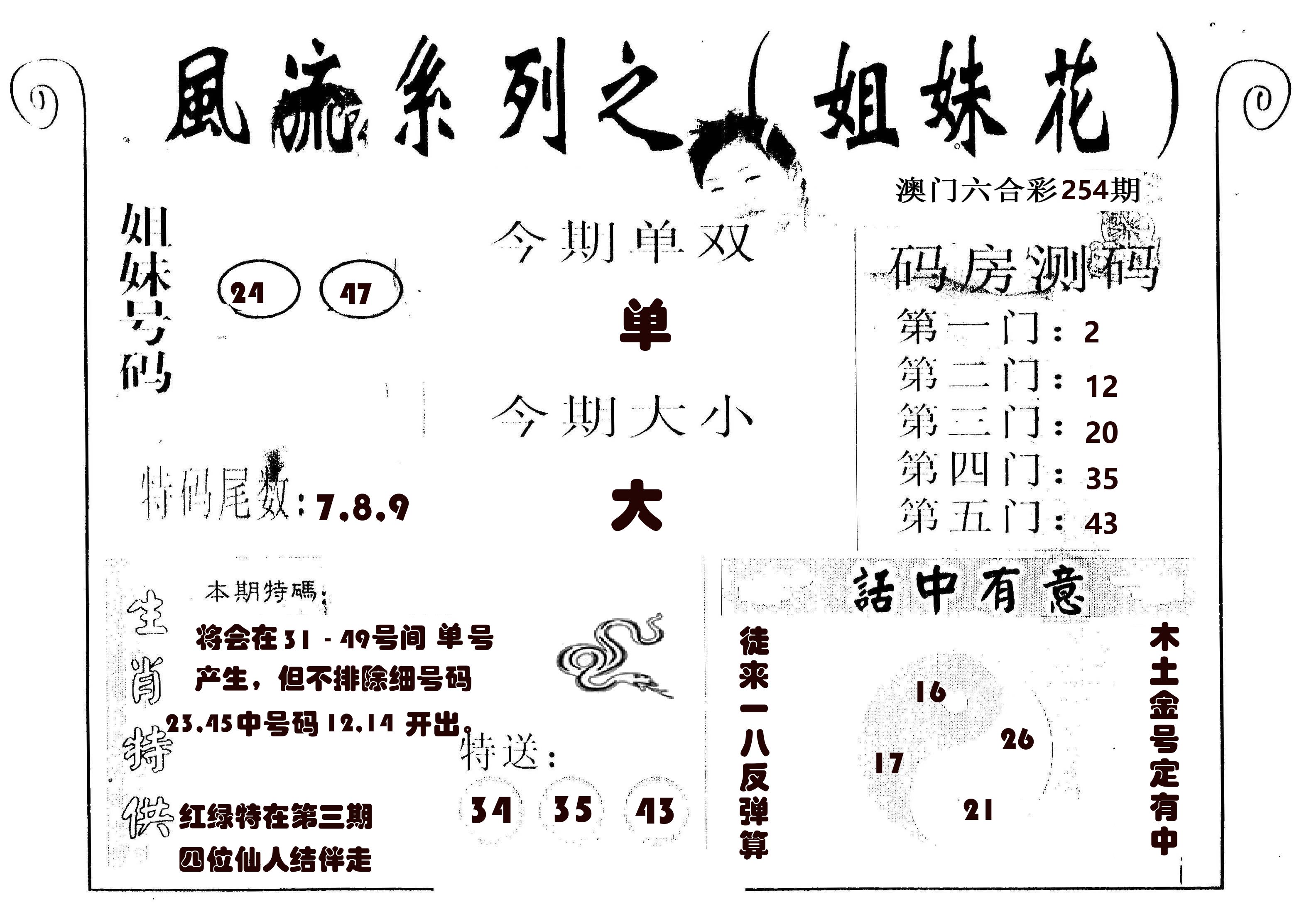 风流系列-1 第254期