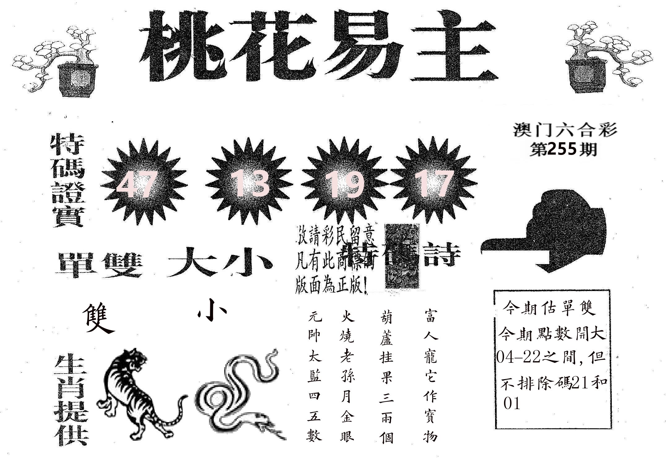 桃花易主 第255期