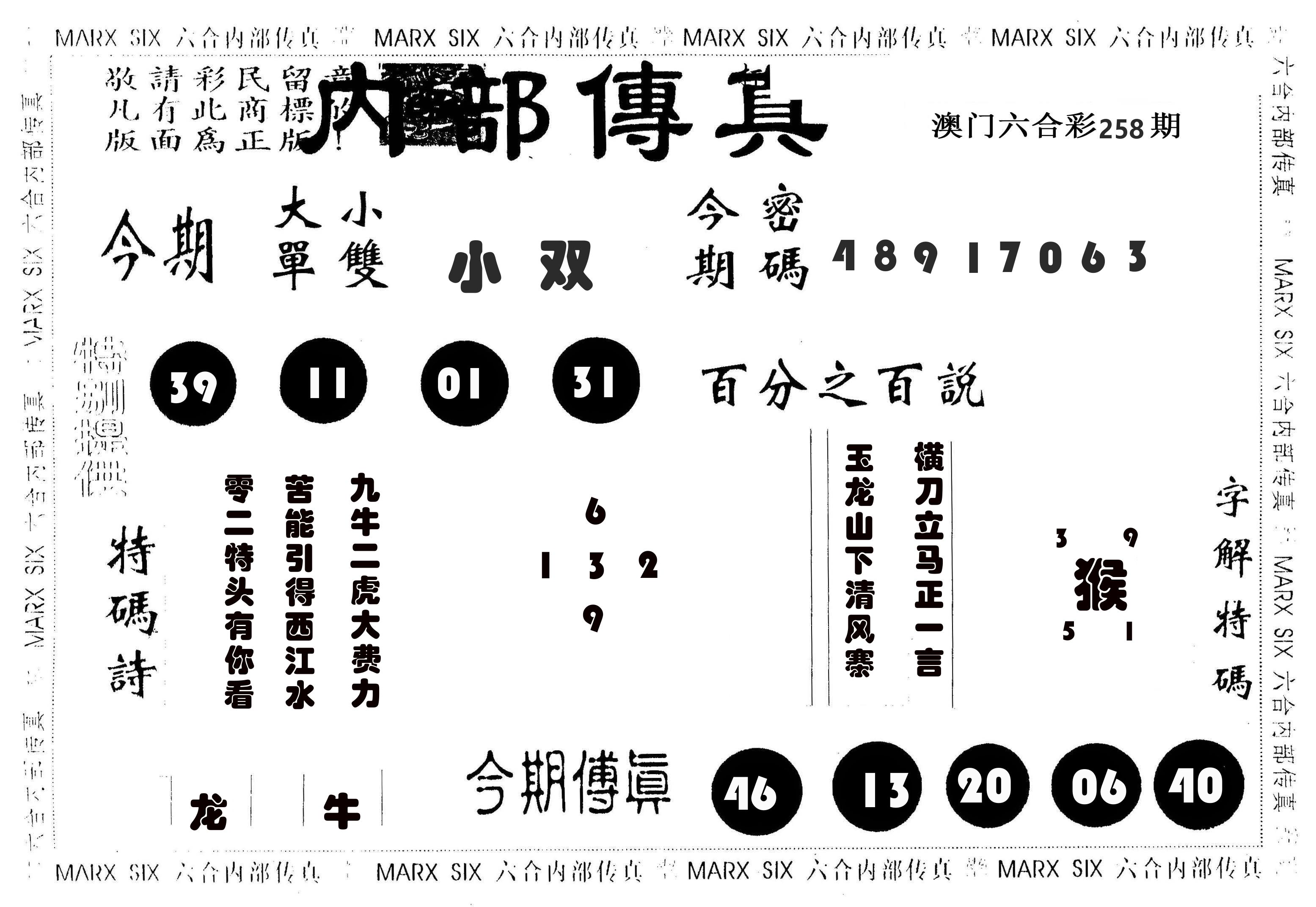 内部传真 第258期