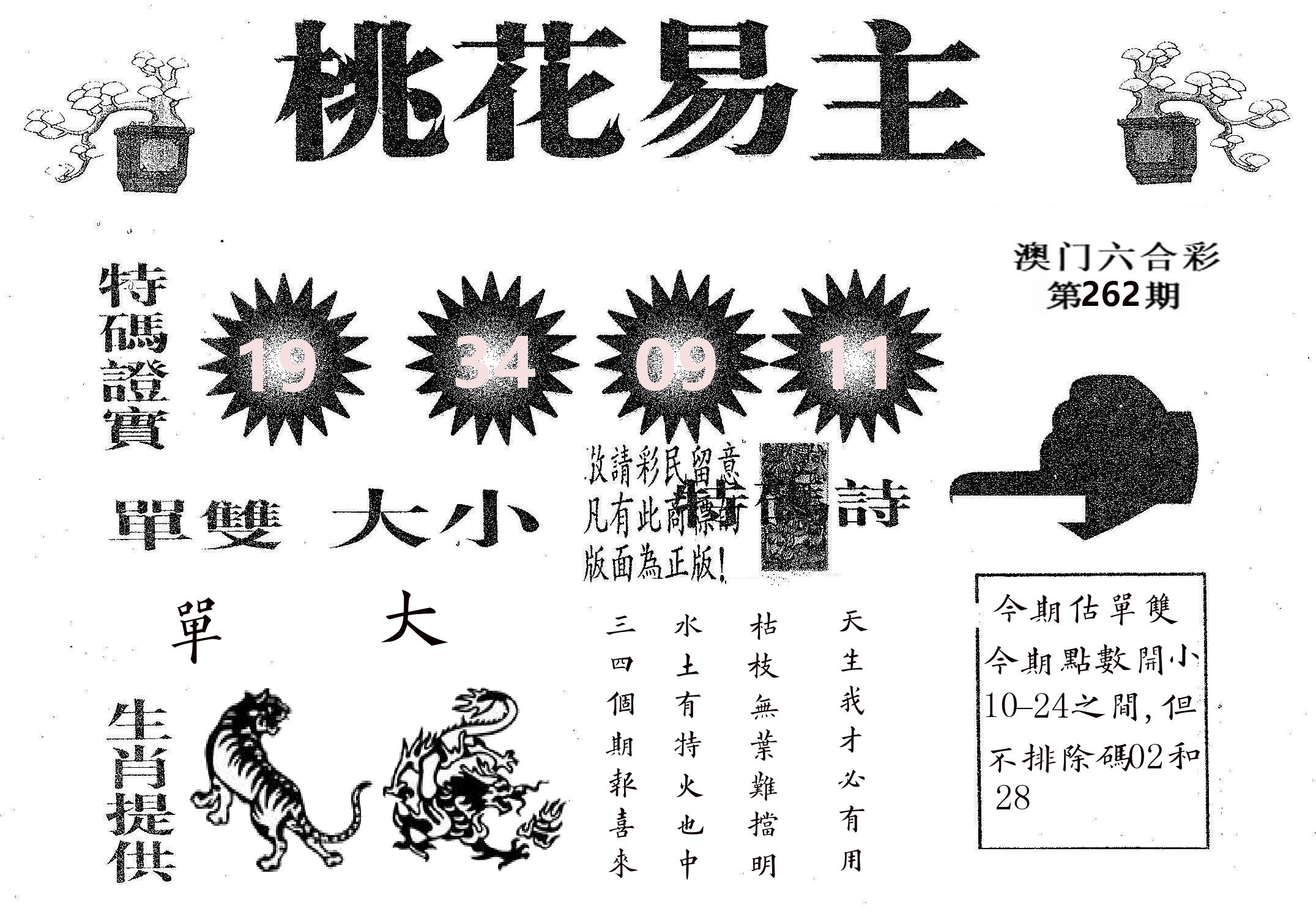 桃花易主 第262期