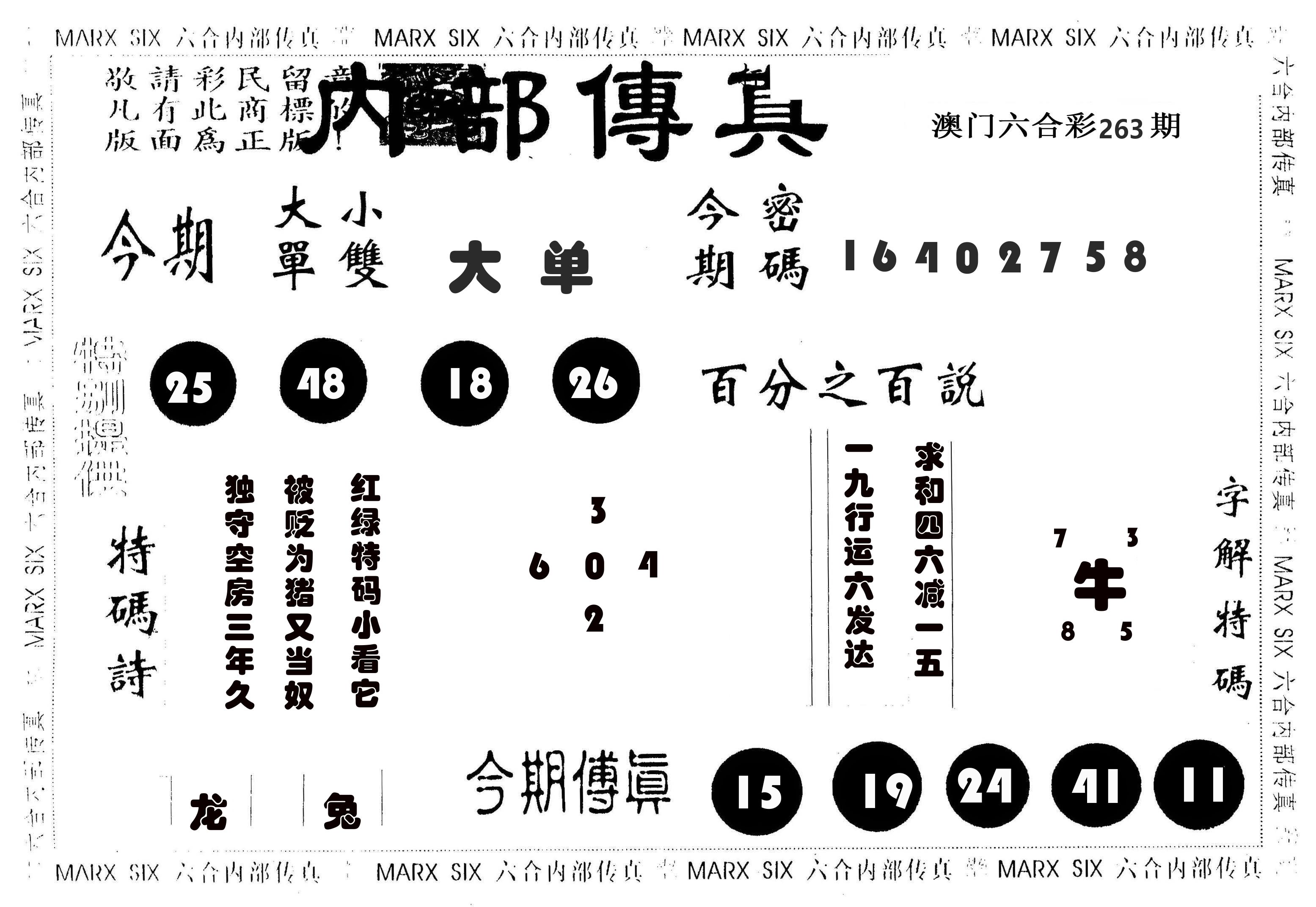 内部传真 第263期