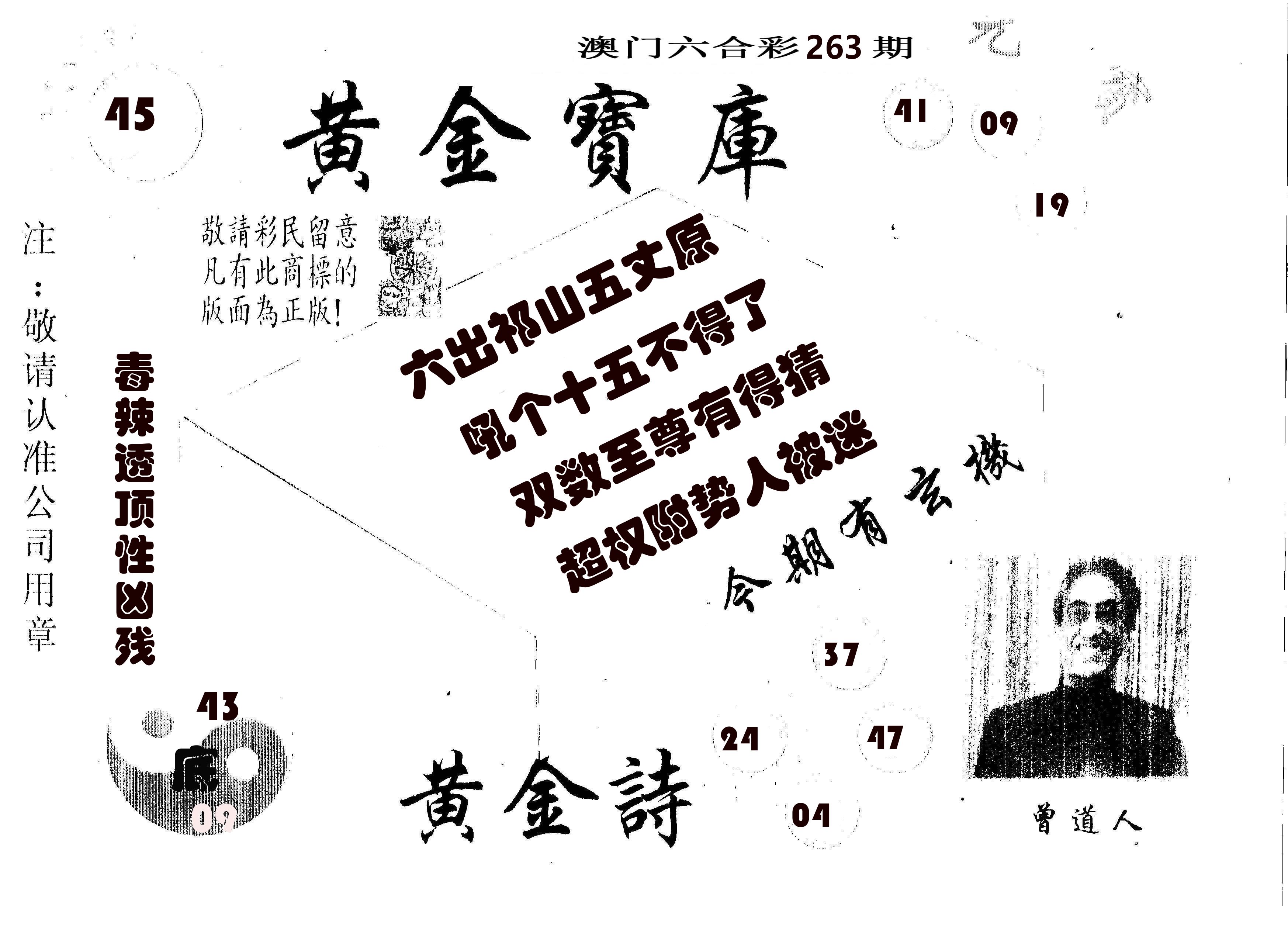 黄金宝库 第263期