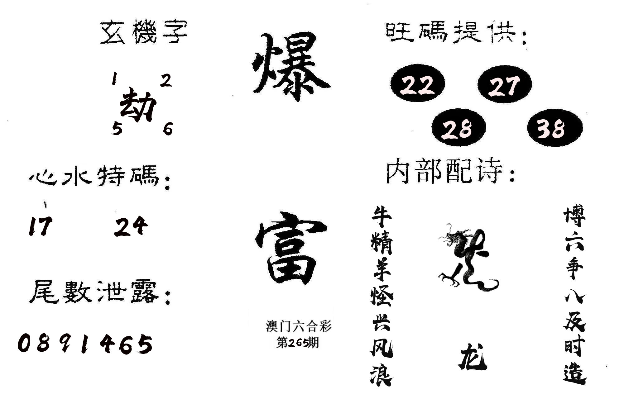 爆富 第265期