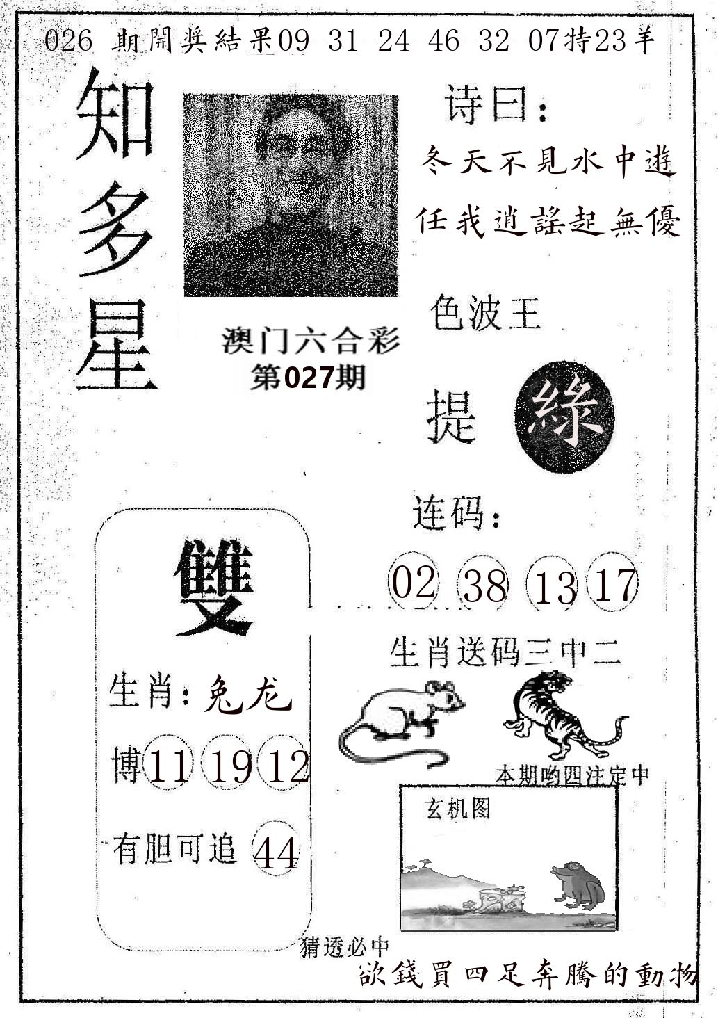 知多星 第27期
