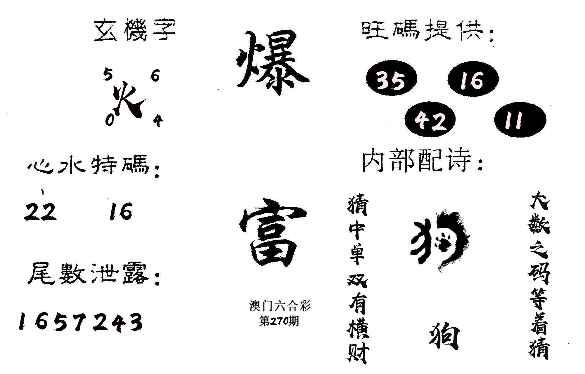 爆富 第270期
