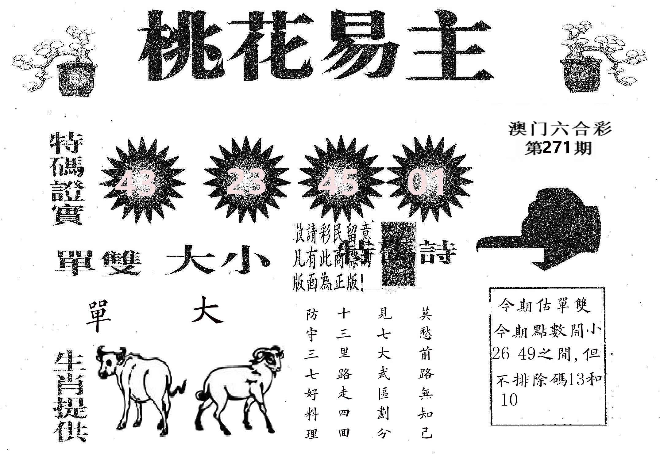 桃花易主 第271期