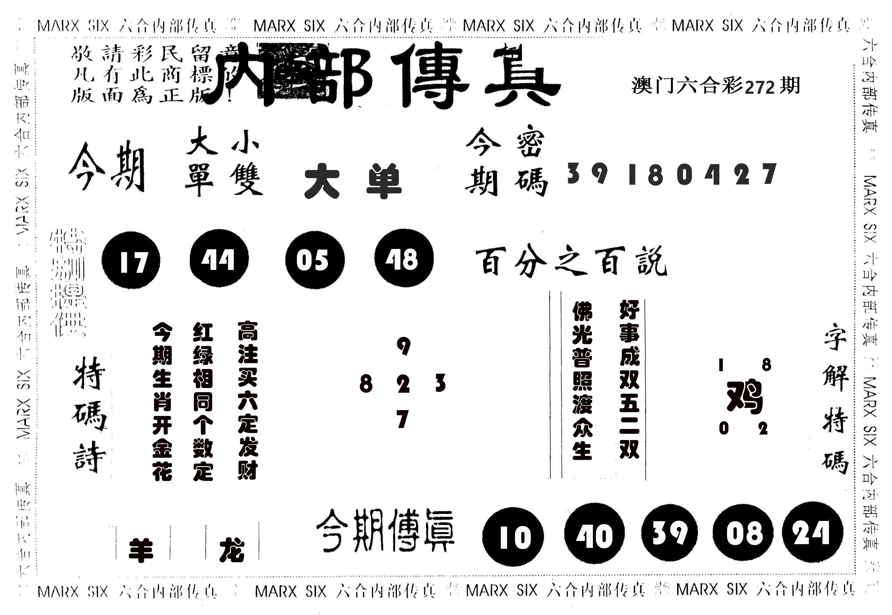 内部传真 第272期