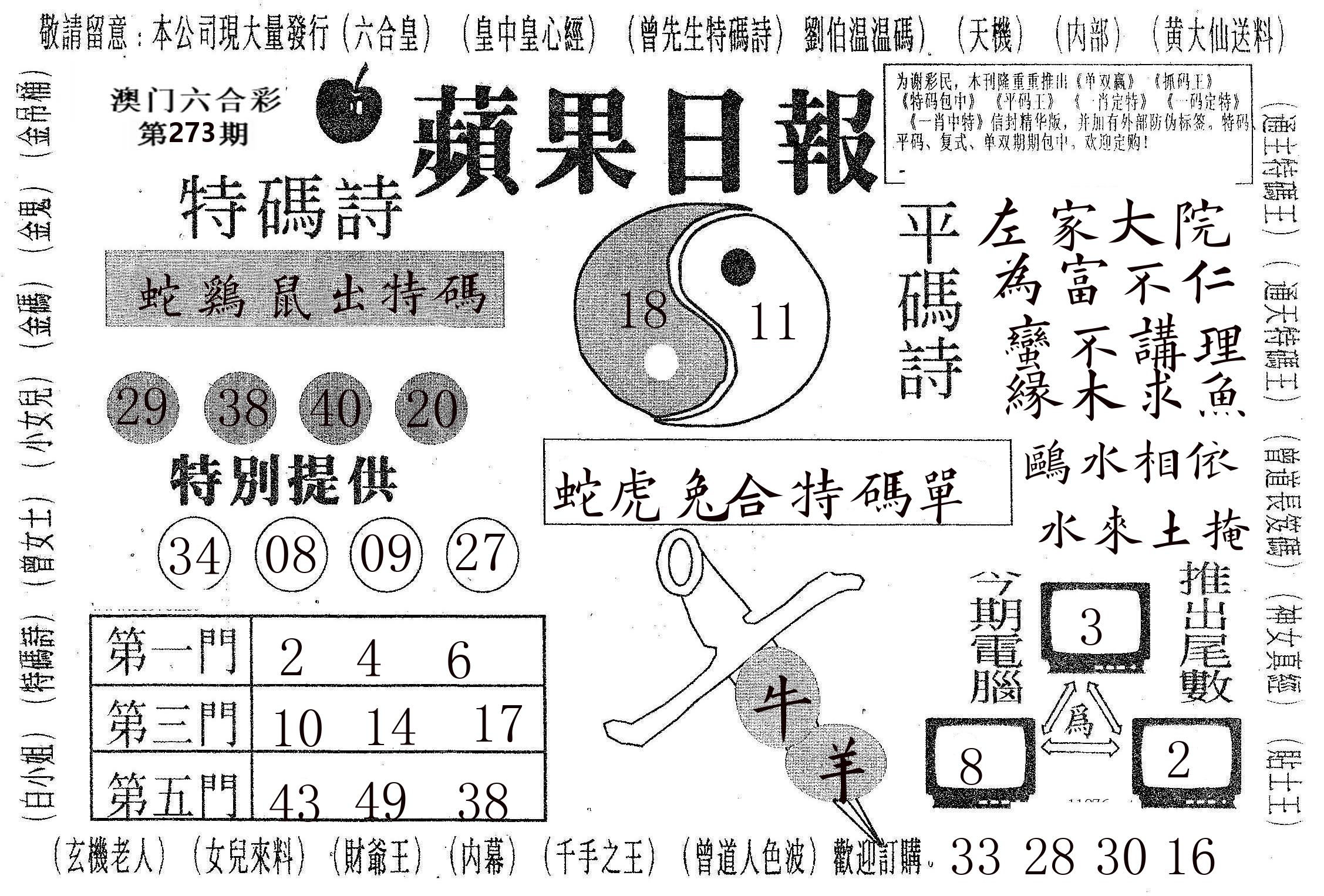 新苹果日报 第273期