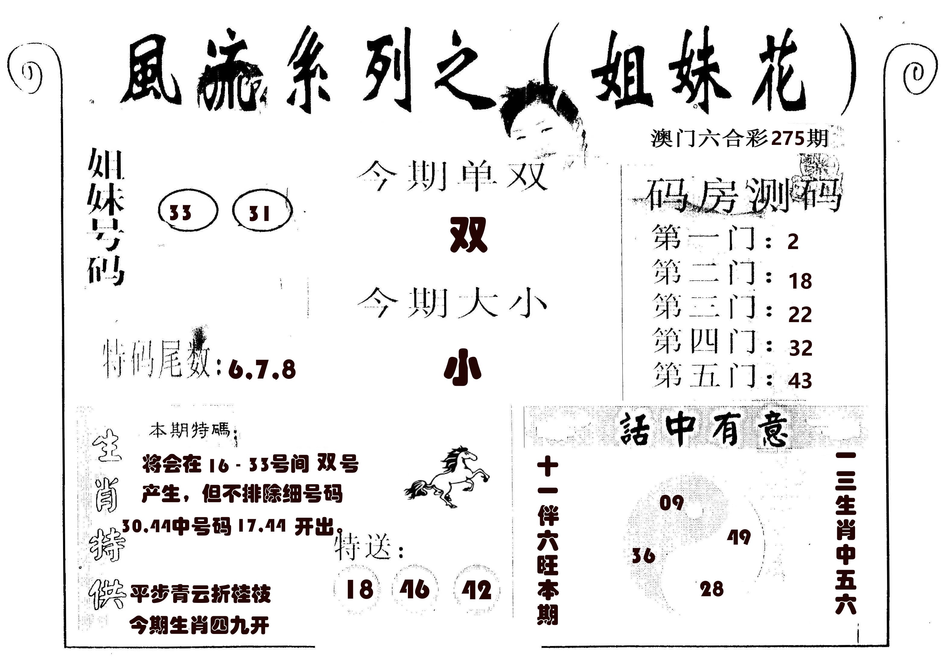 风流系列-1 第275期