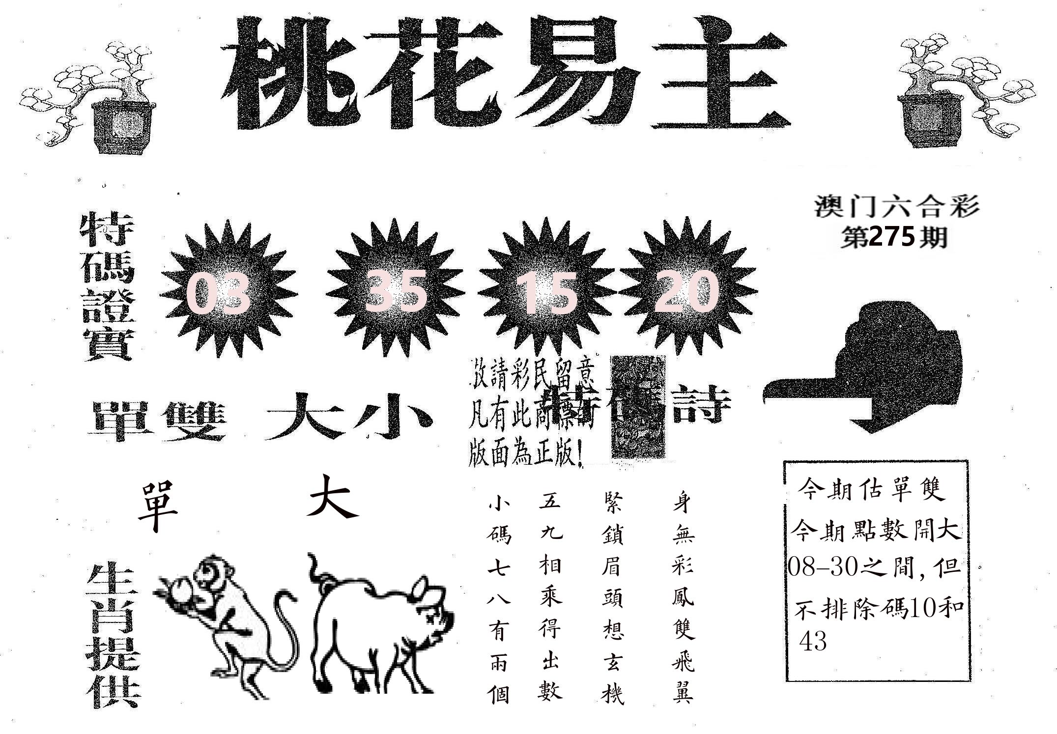 桃花易主 第275期