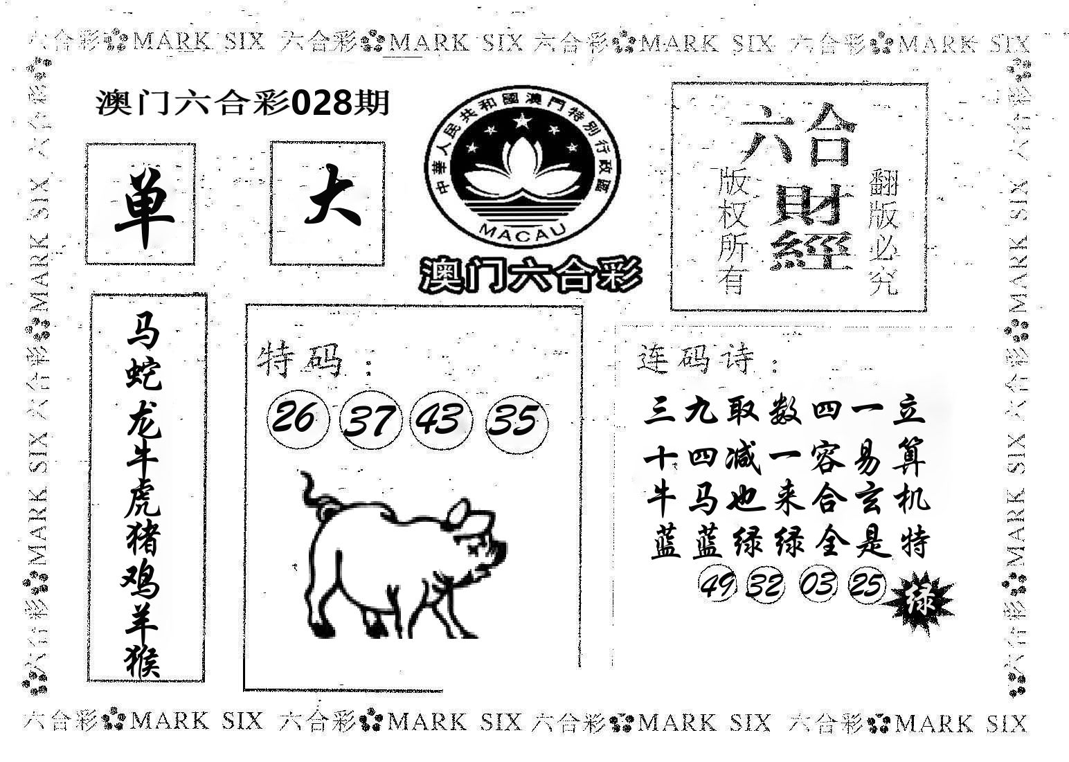 六合财经 第28期
