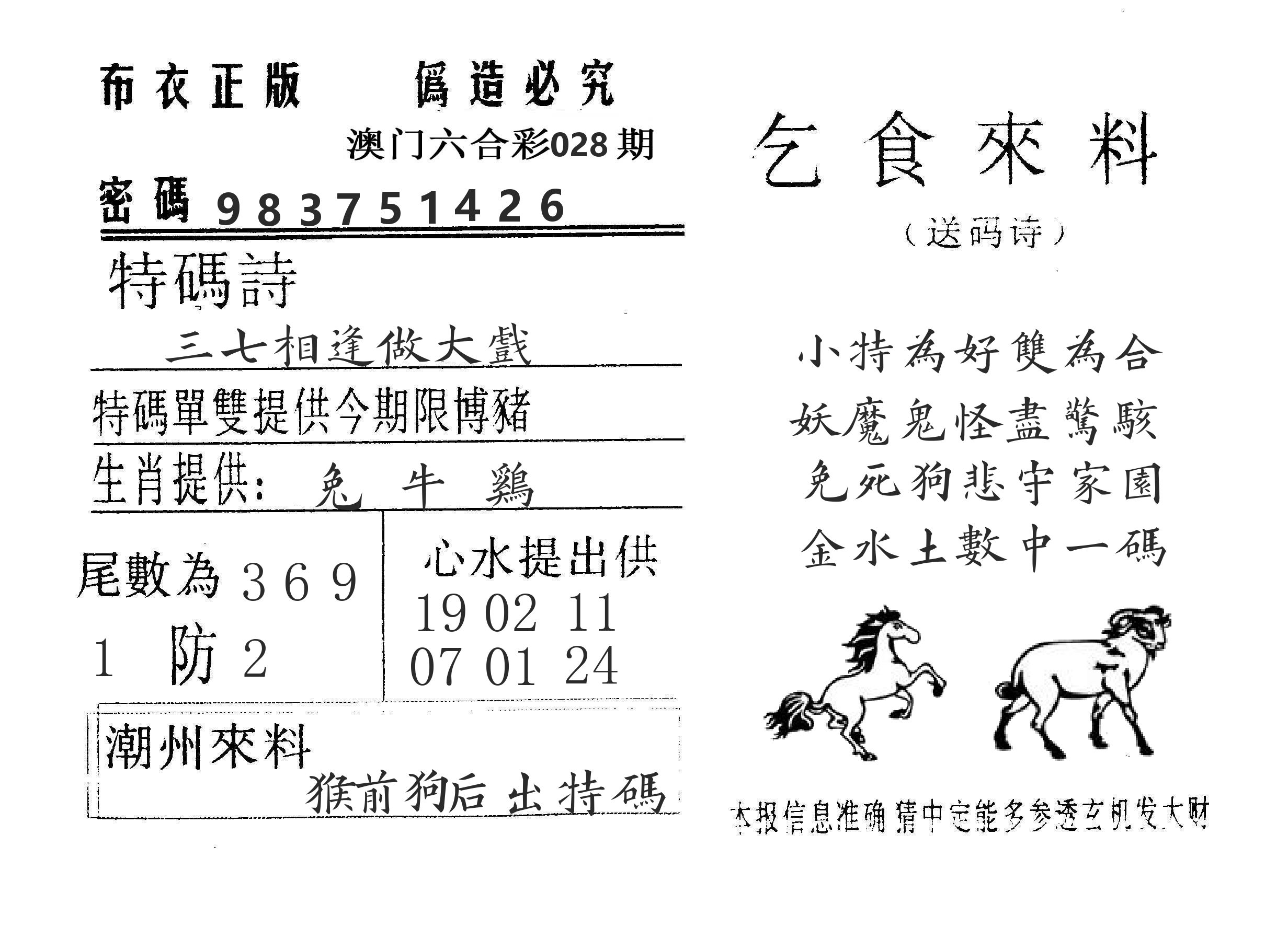 乞食来料 第28期