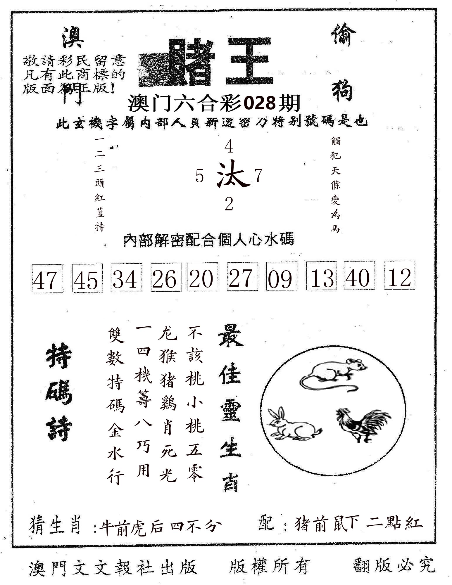 赌王 第28期