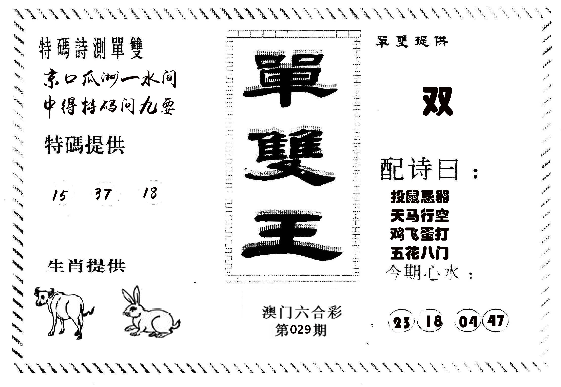 单双王B 第29期