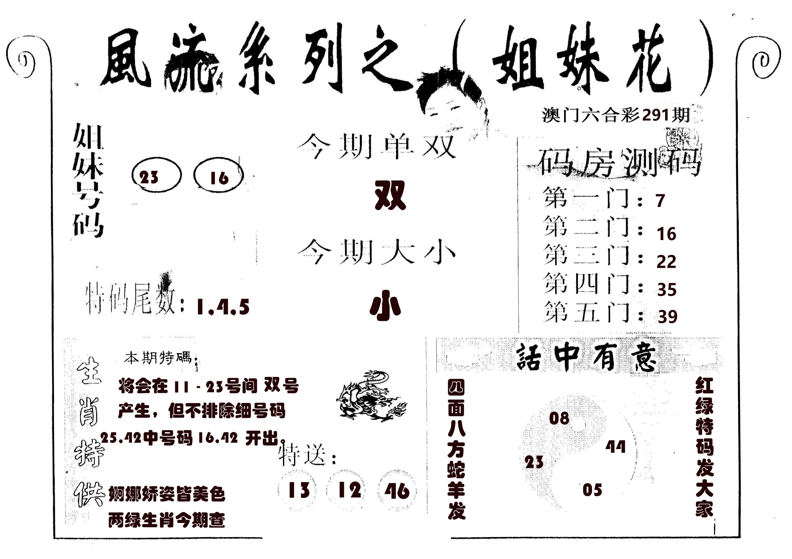 风流系列-1 第291期