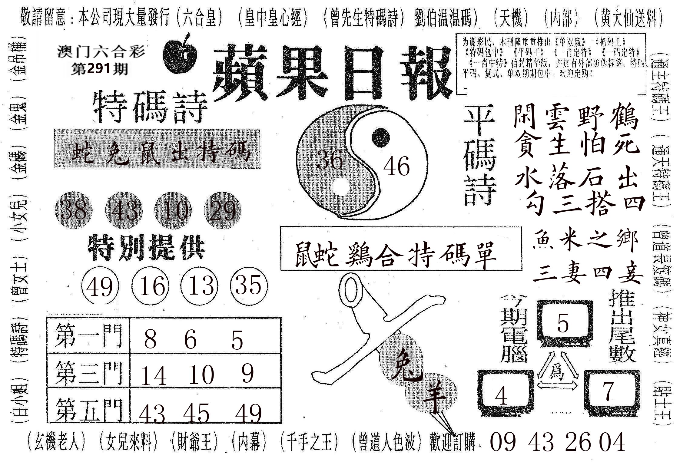 新苹果日报 第291期