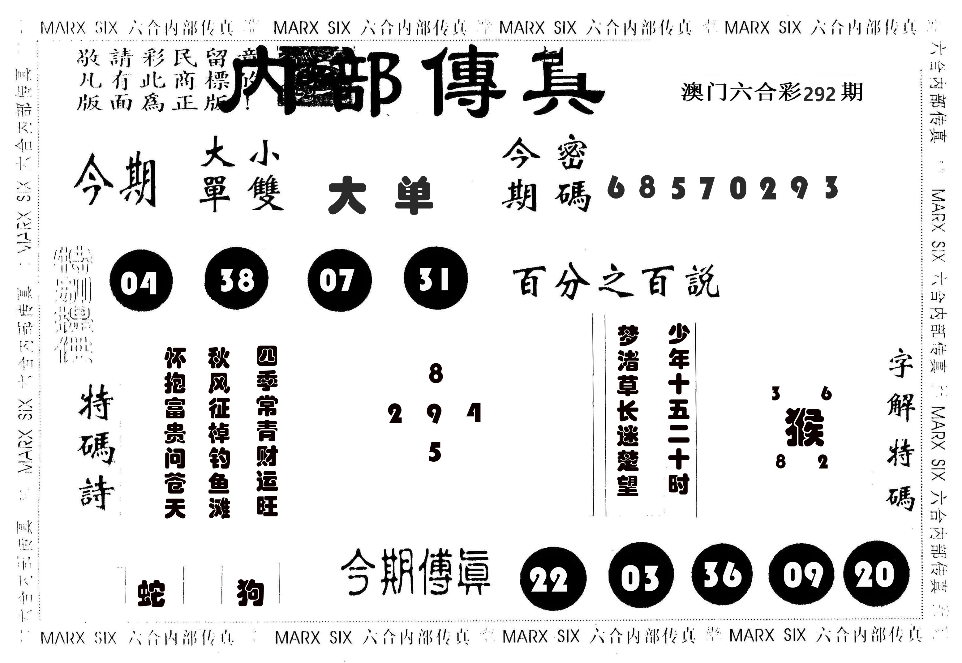 内部传真 第292期