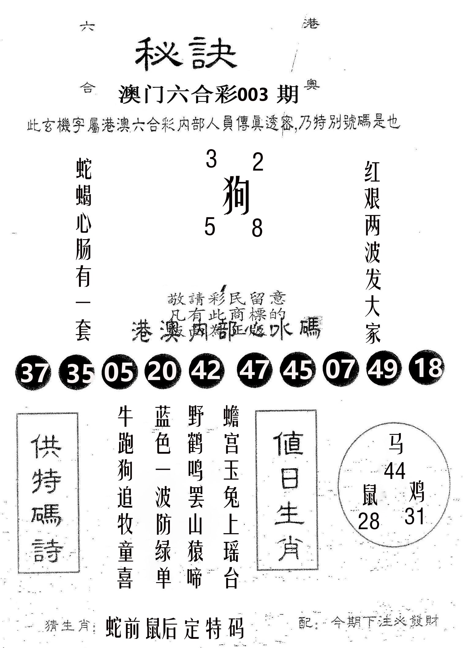 秘决 第3期