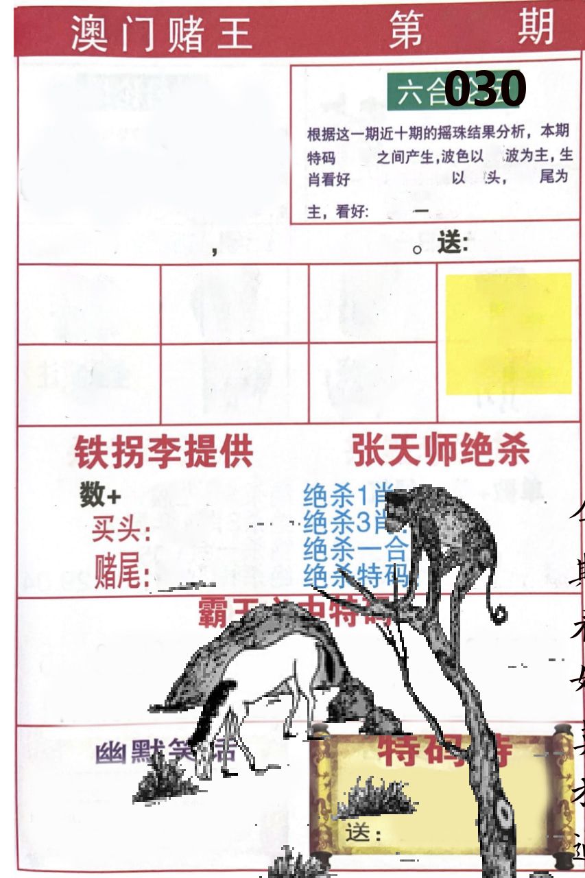 澳门堵王 第30期