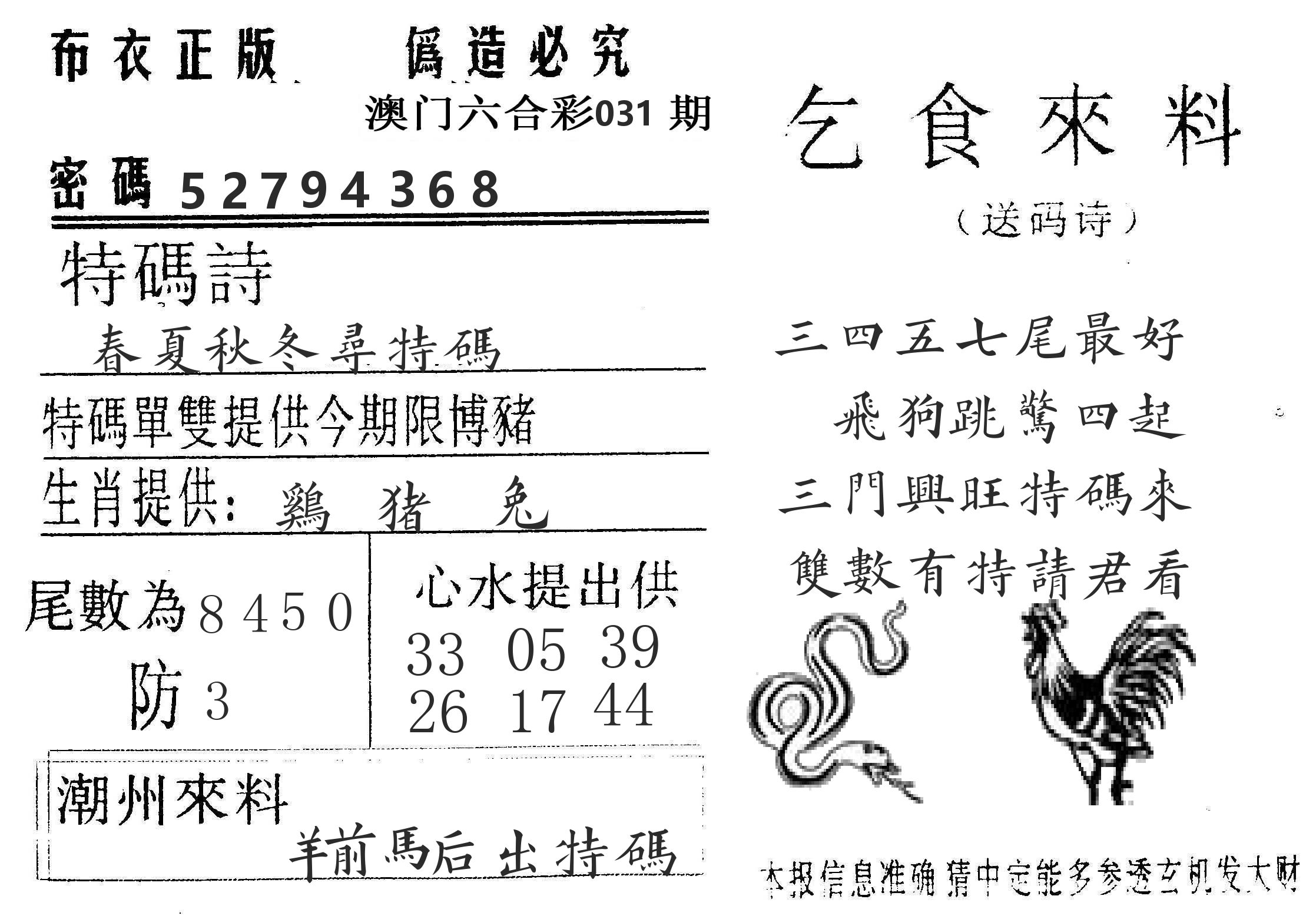 千禧码王 第31期