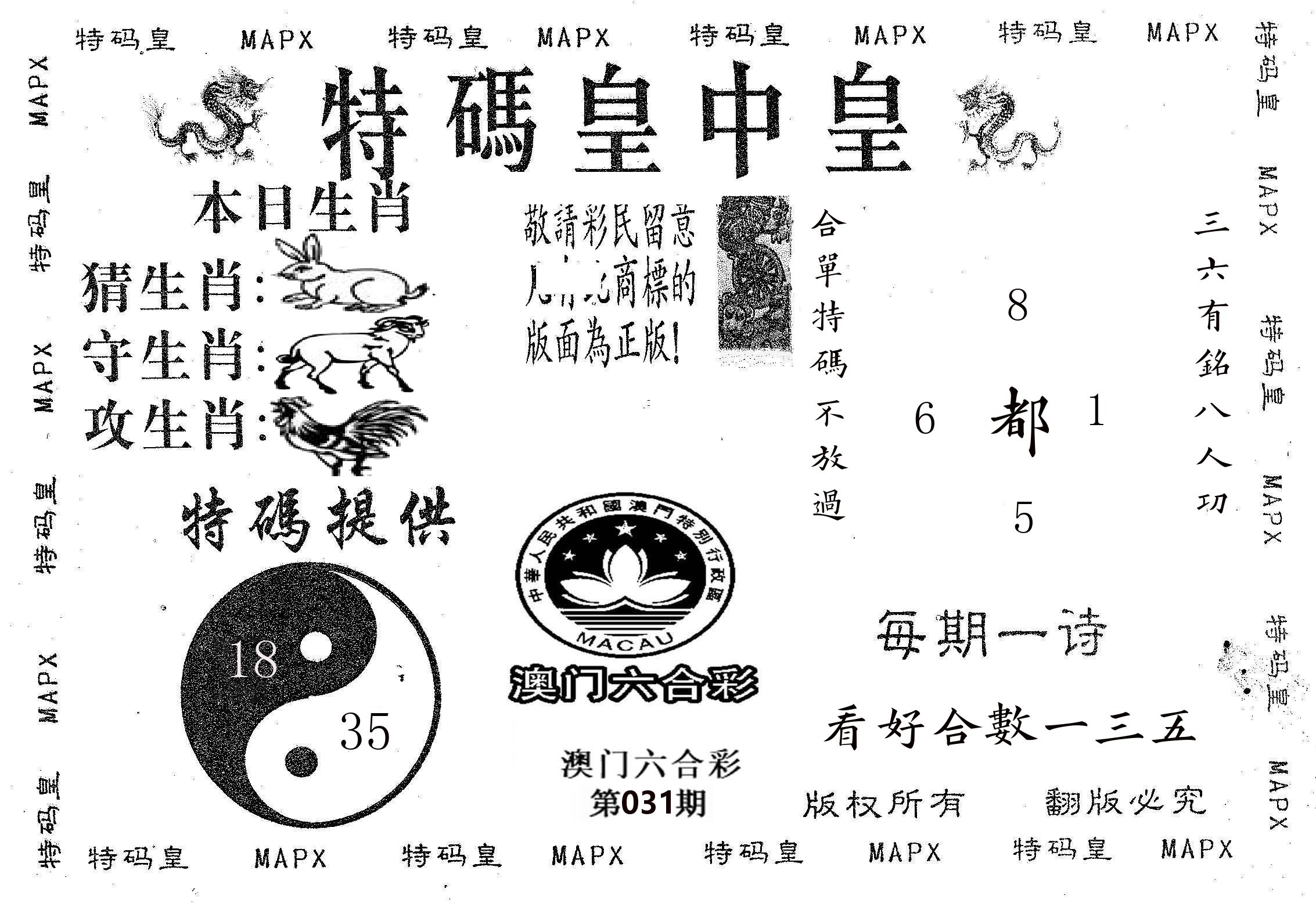 皇中皇B 第31期