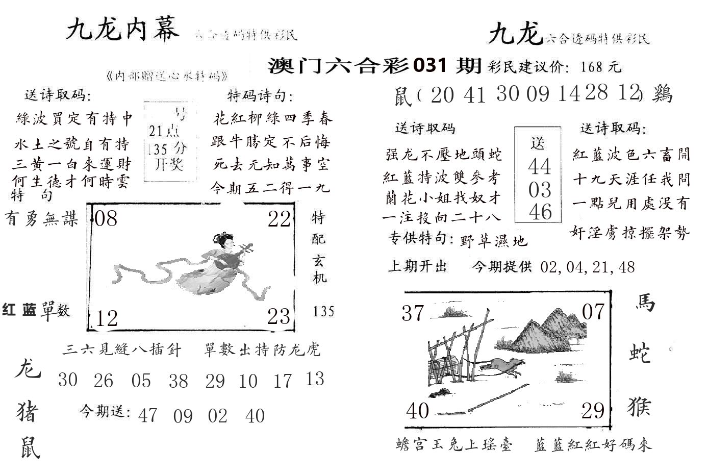 九龙内幕 第31期