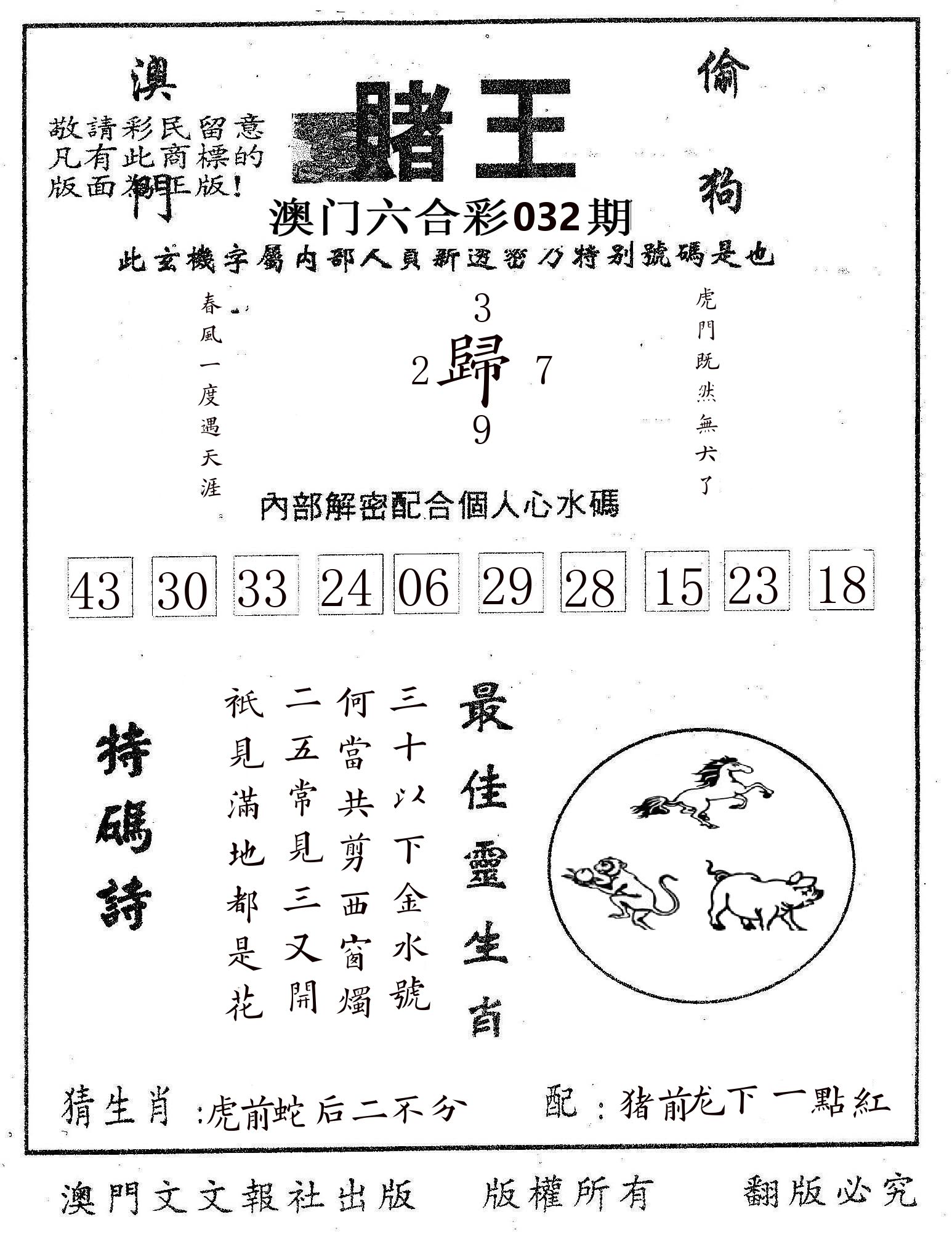 赌王 第32期