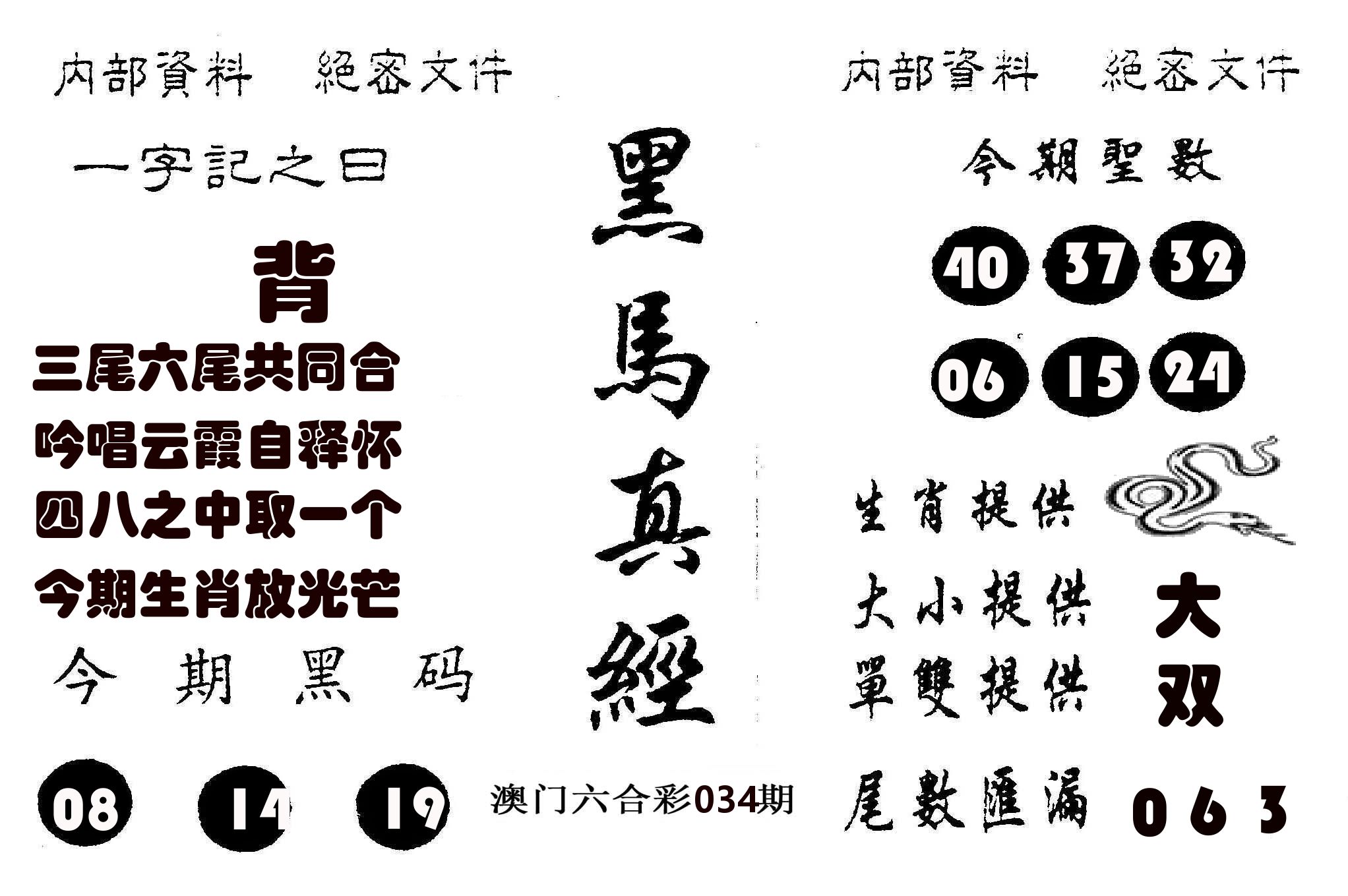 黑马真经 第34期