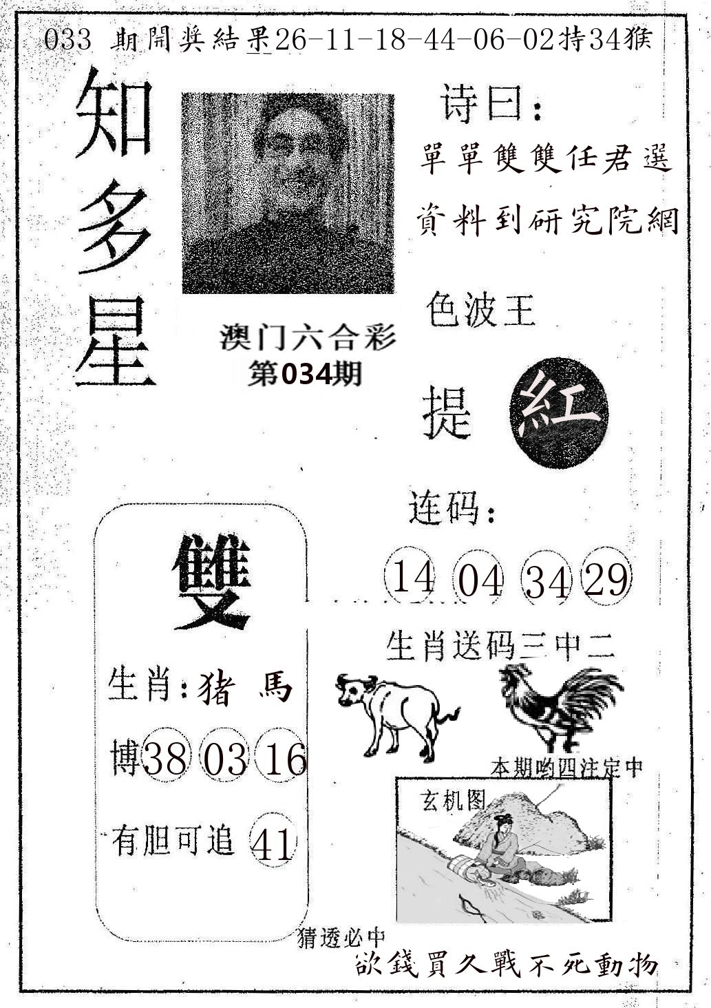 知多星 第34期