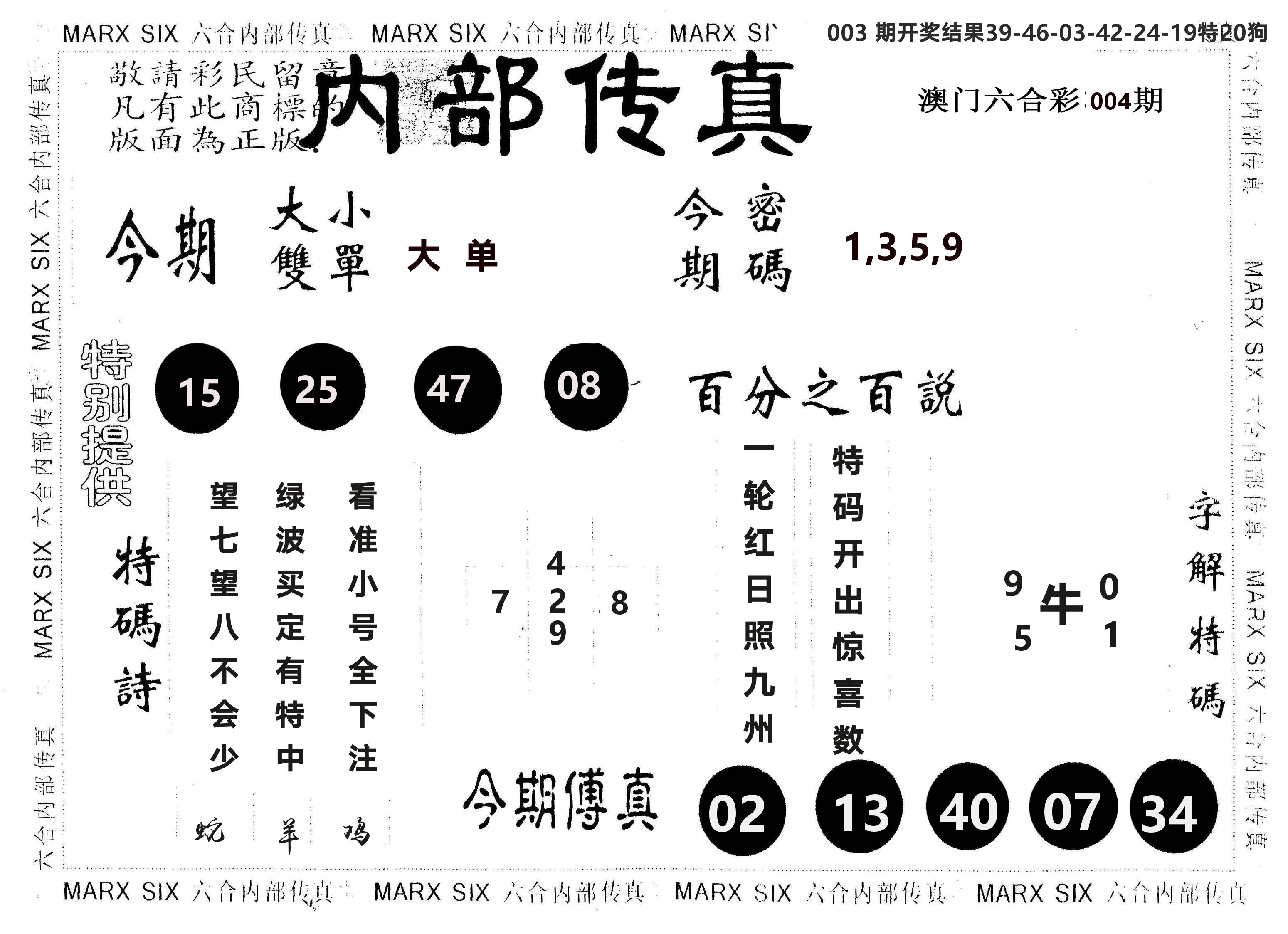 另版内部传真 第4期