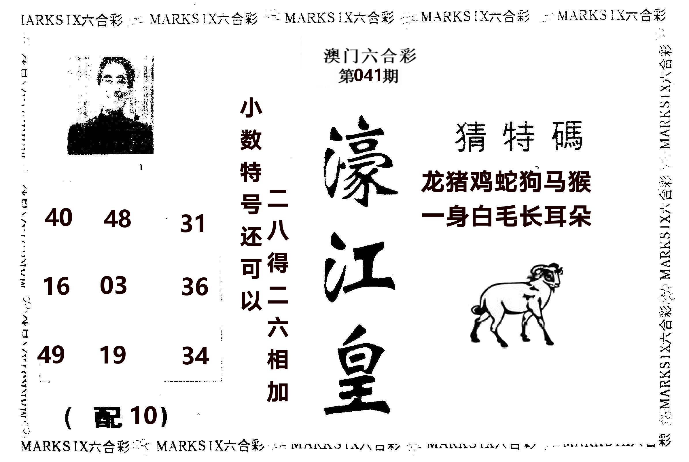 濠江皇 第41期