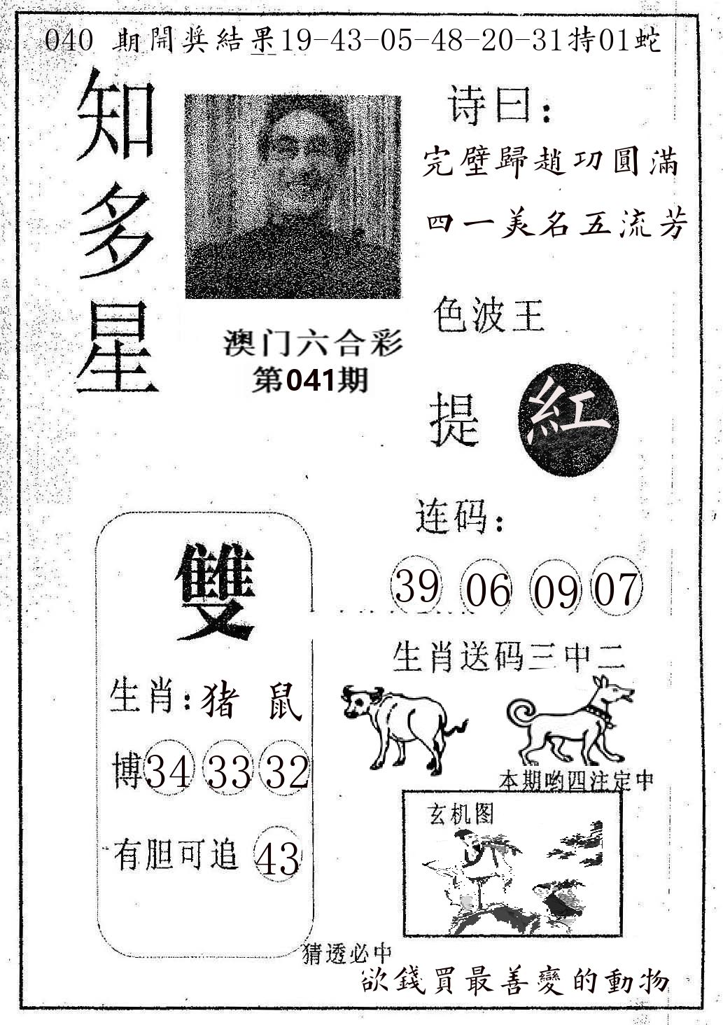 知多星 第41期
