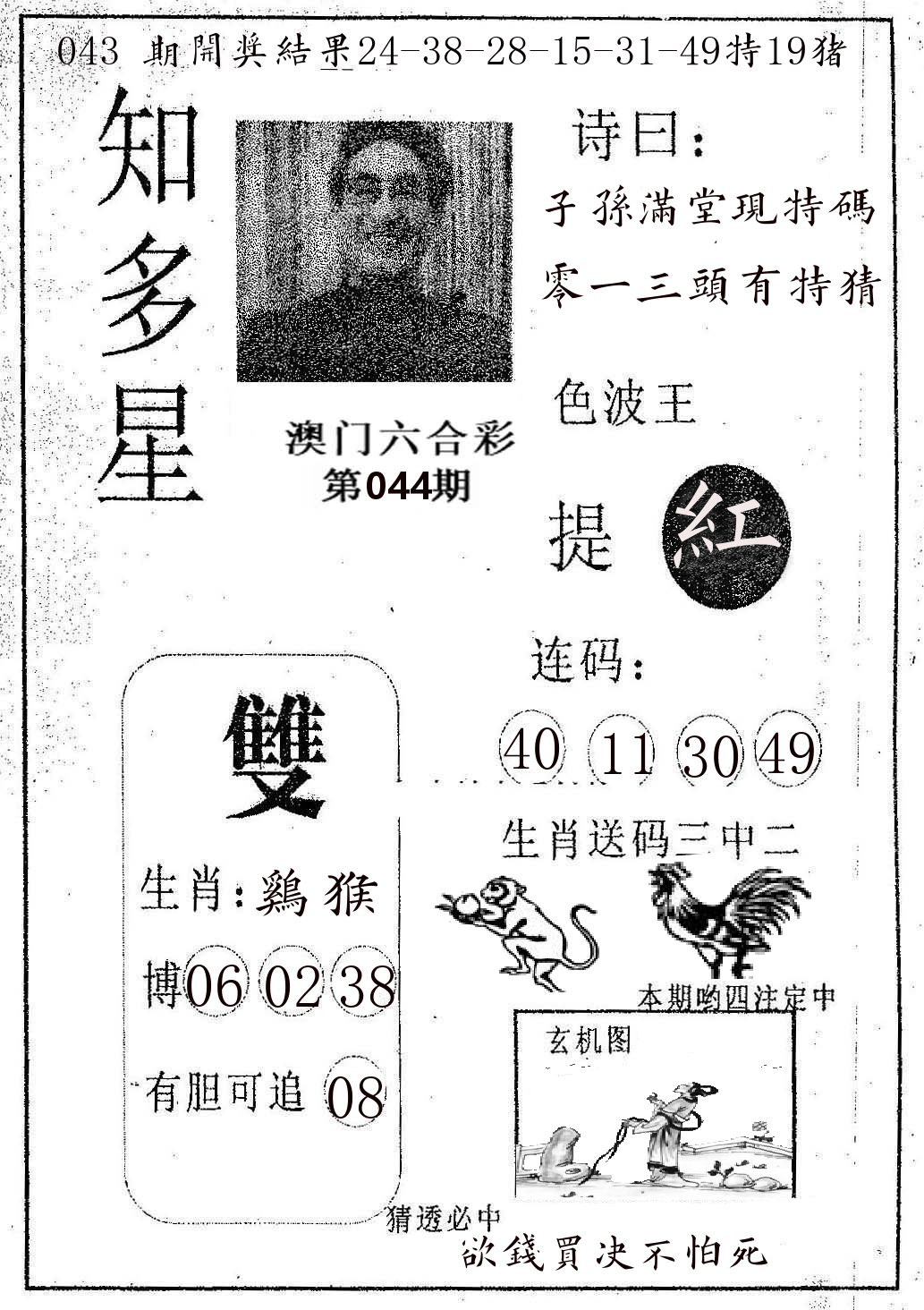 知多星 第44期
