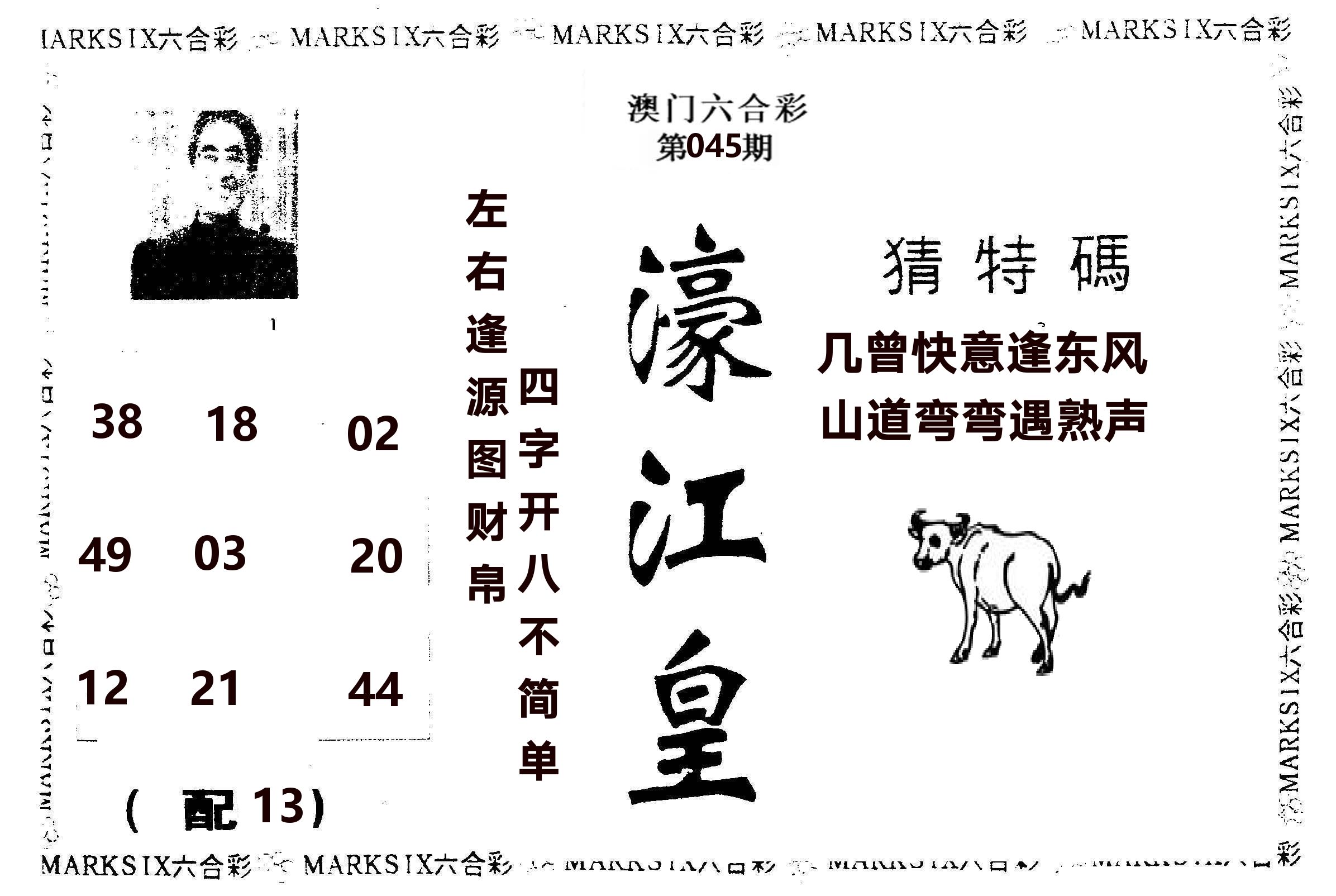 濠江皇 第45期