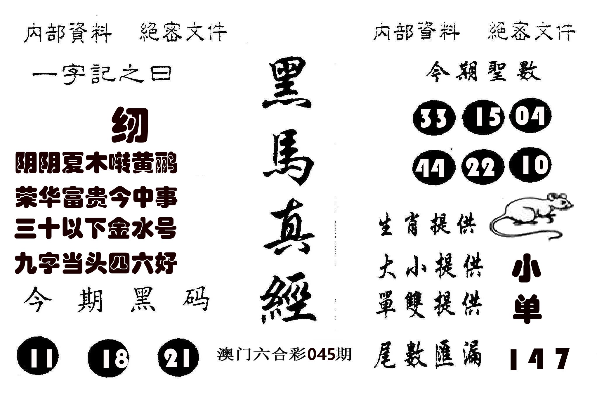 黑马真经 第45期