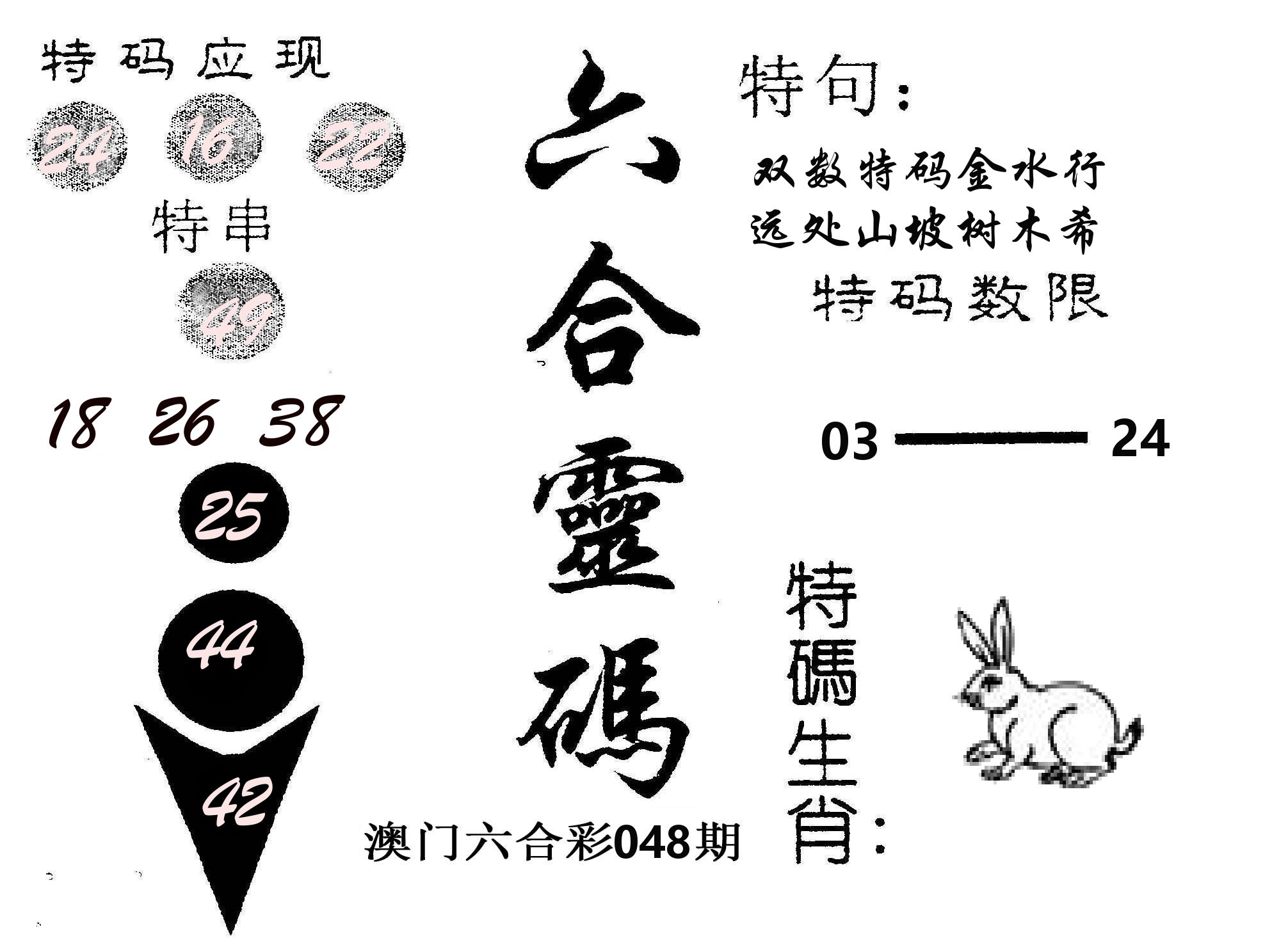 六合灵码 第48期