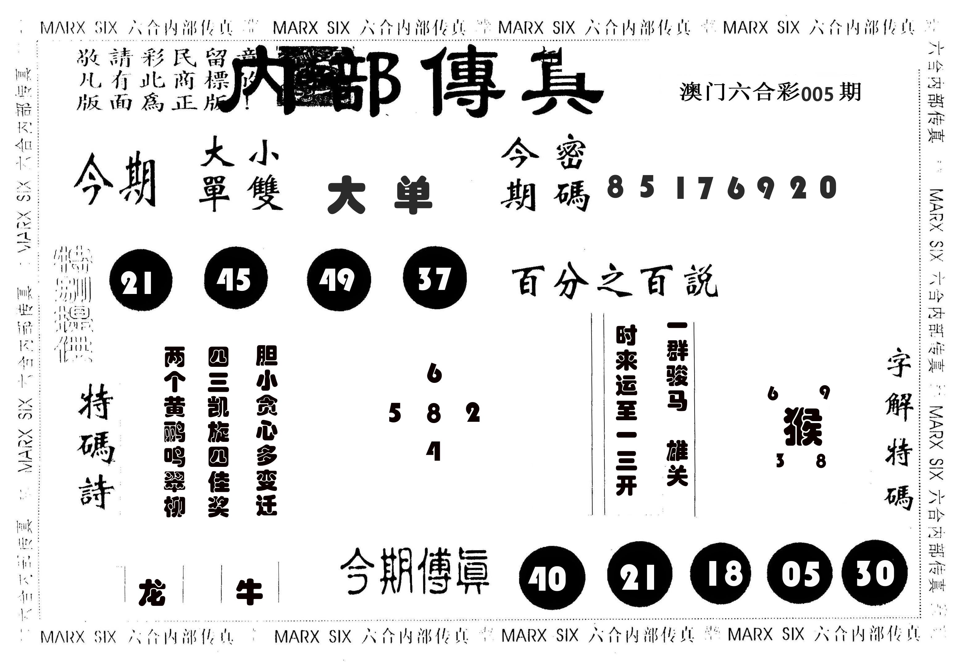 内部传真 第5期