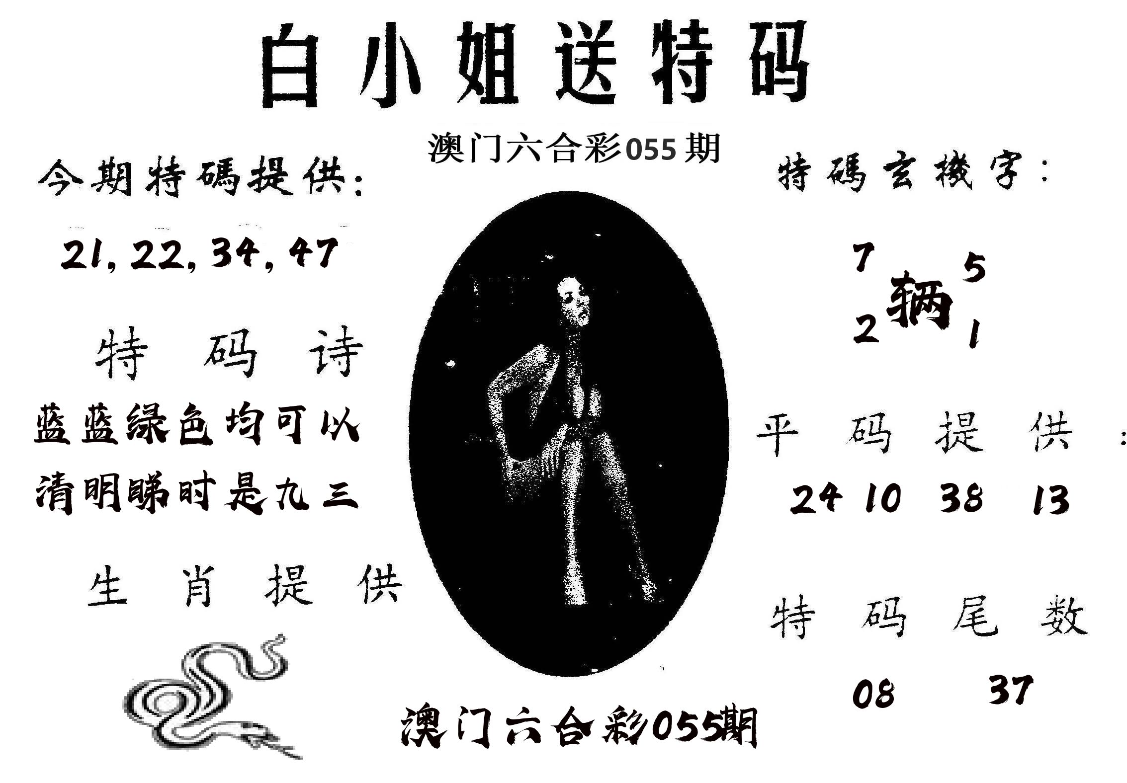 白姐送特 第55期