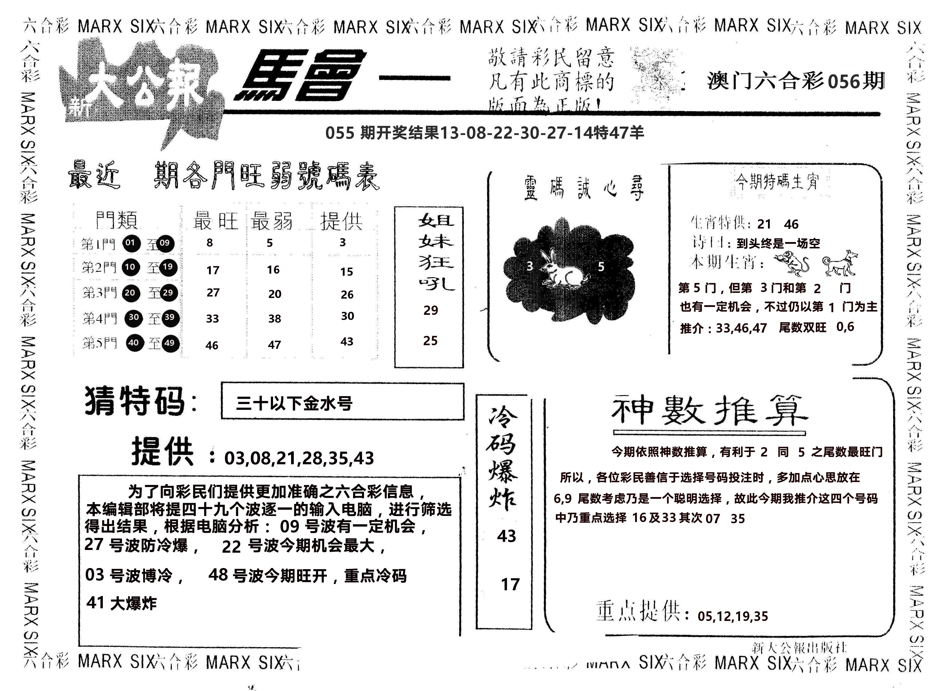 另版大公报 第56期