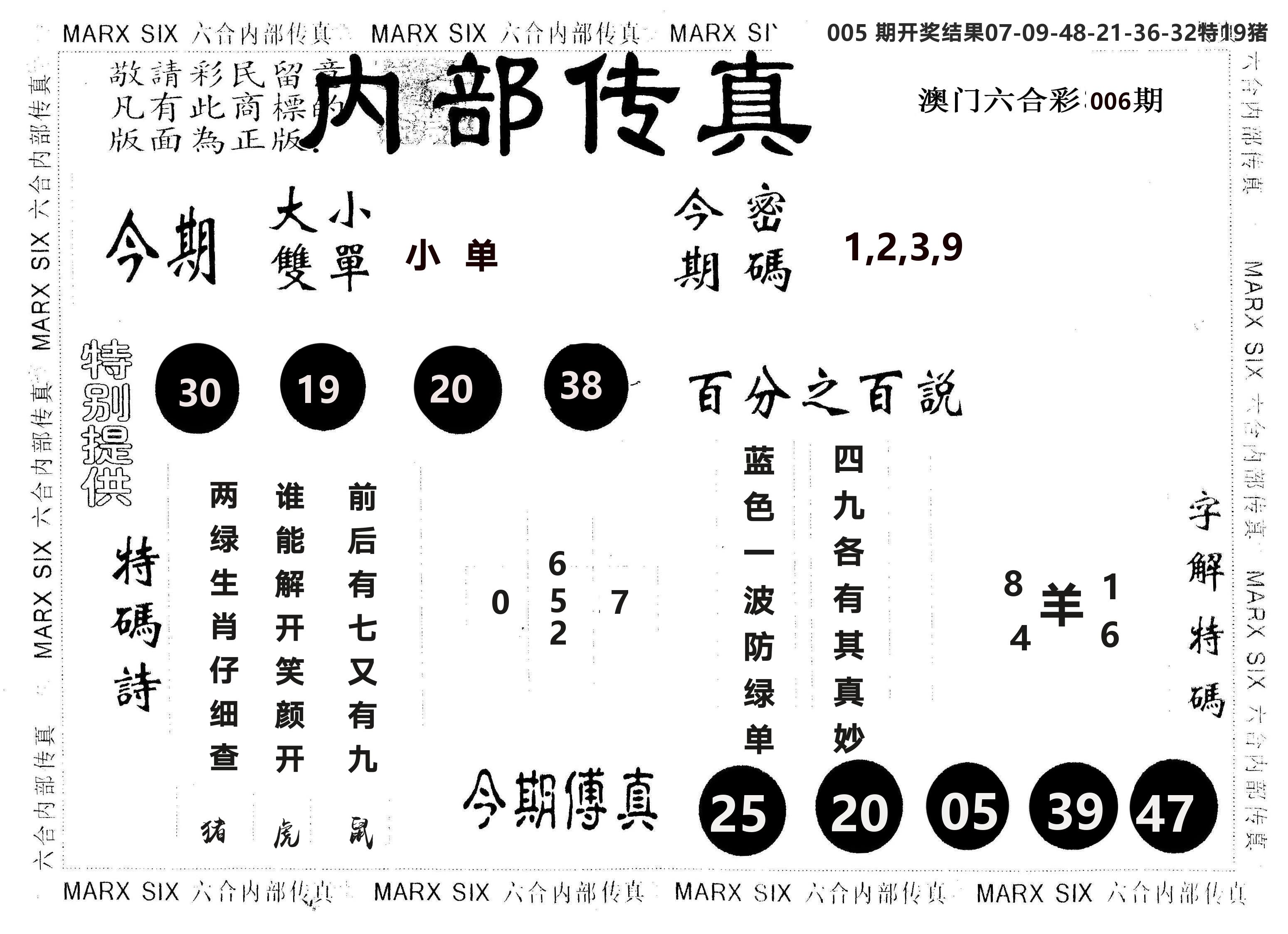 另版内部传真 第6期
