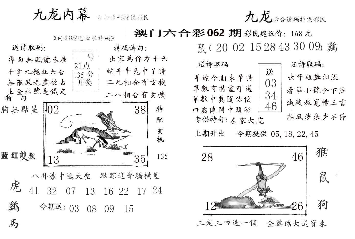 九龙内幕 第62期