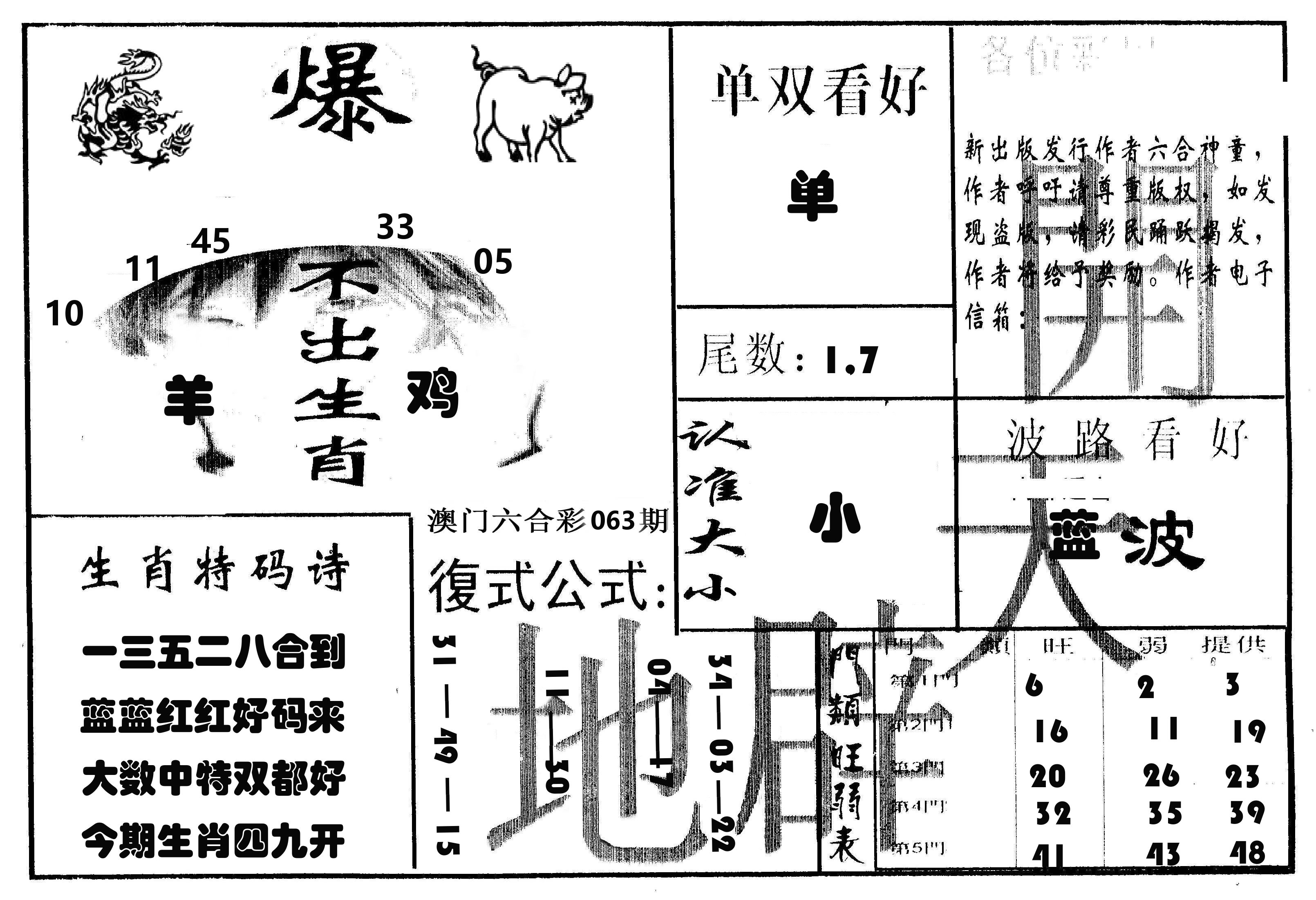 开天辟地 第63期