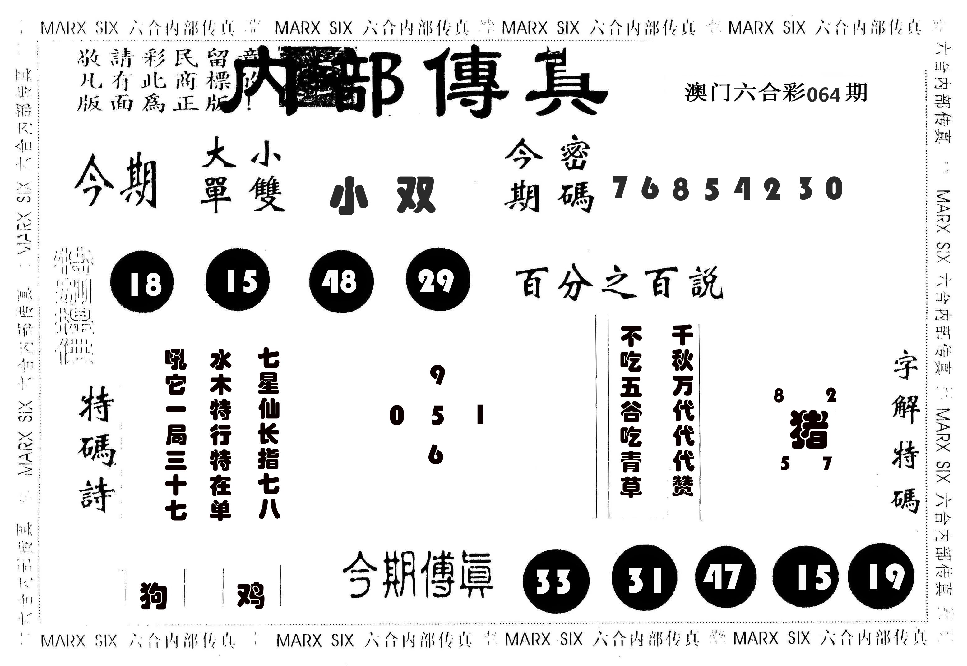 内部传真 第64期
