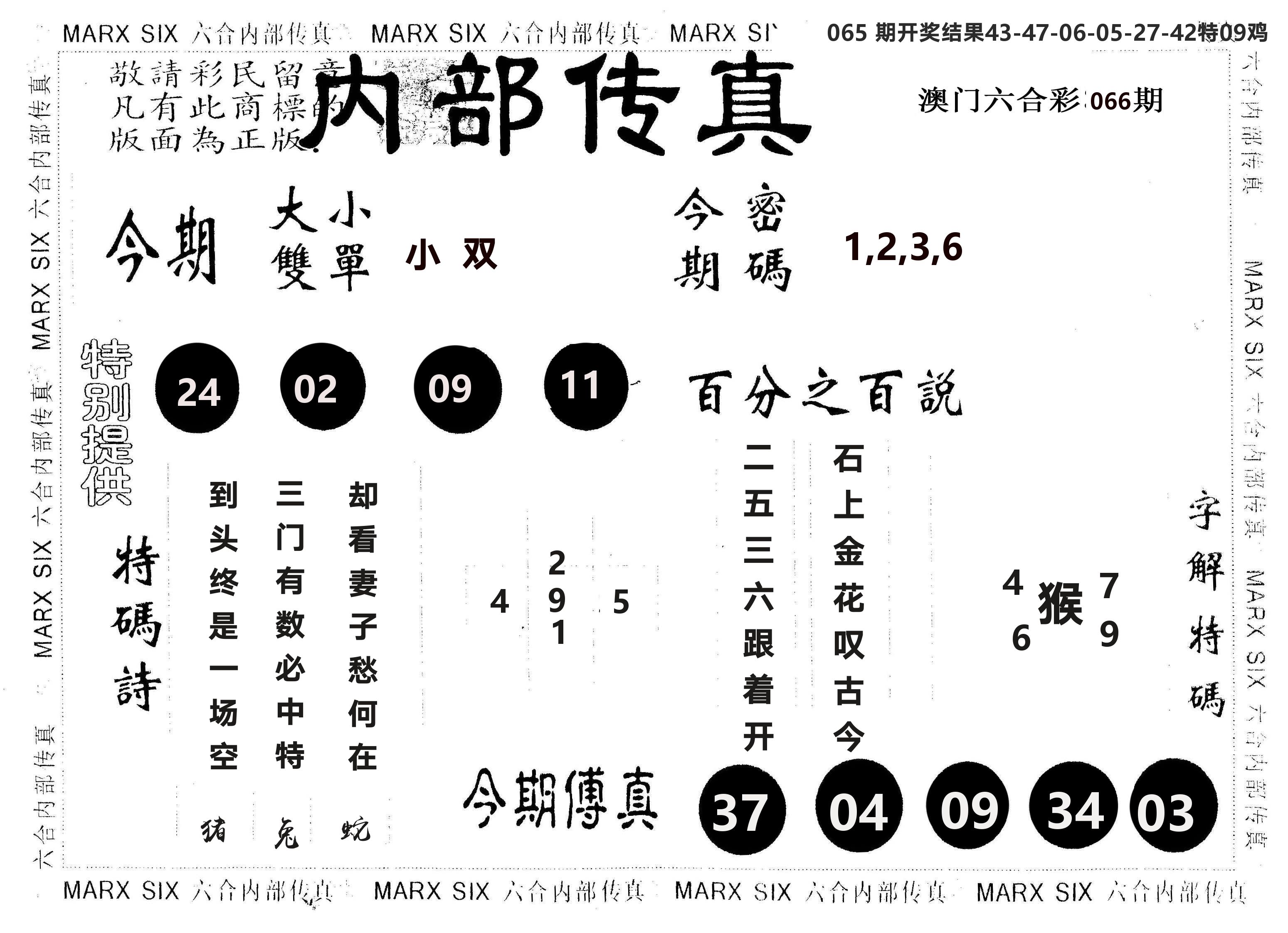 另版内部传真 第66期