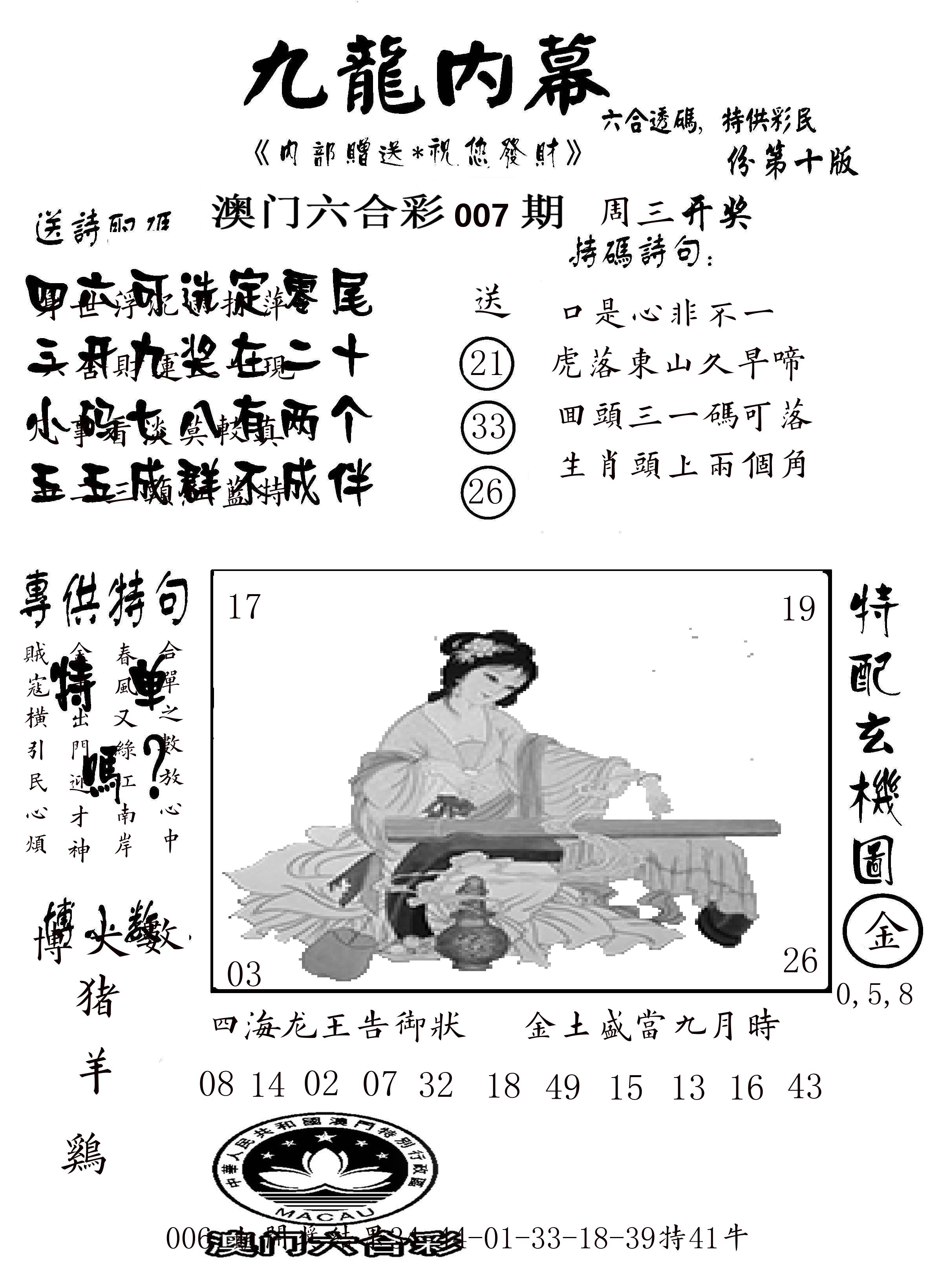 澳门传真2 第7期