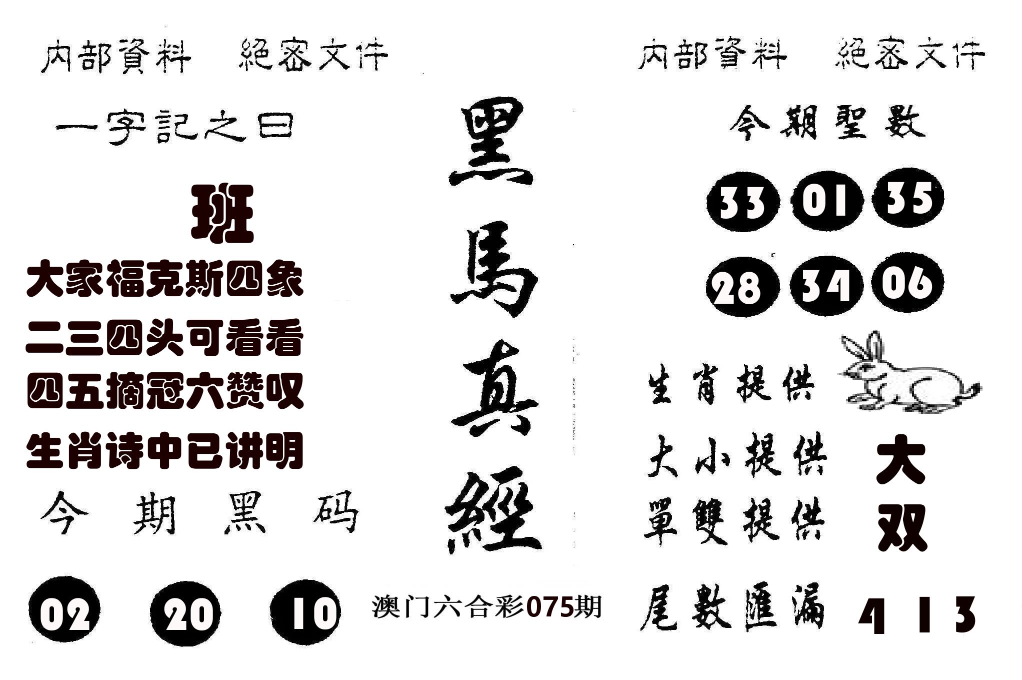 黑马真经 第75期