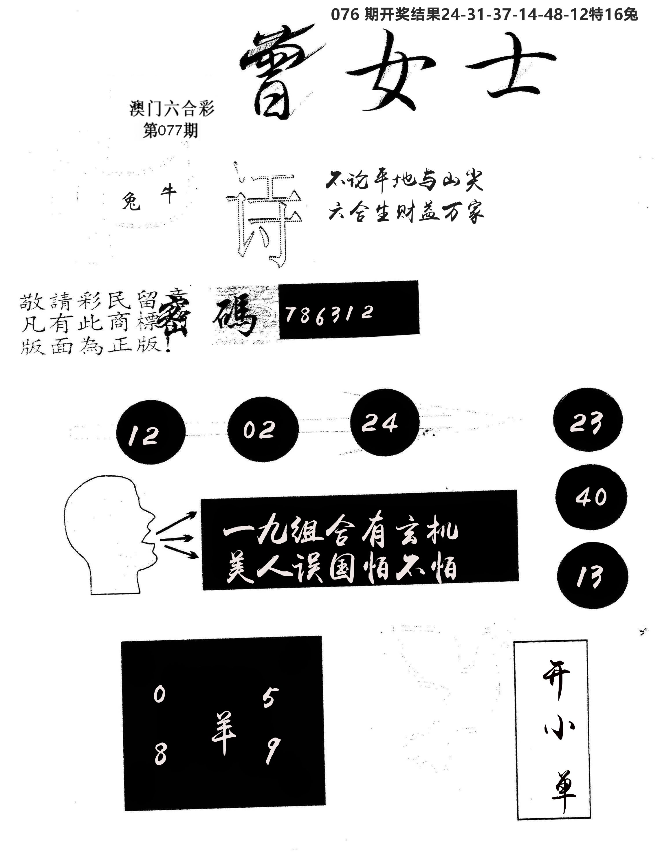 另版曾女士百灵鸟 第77期