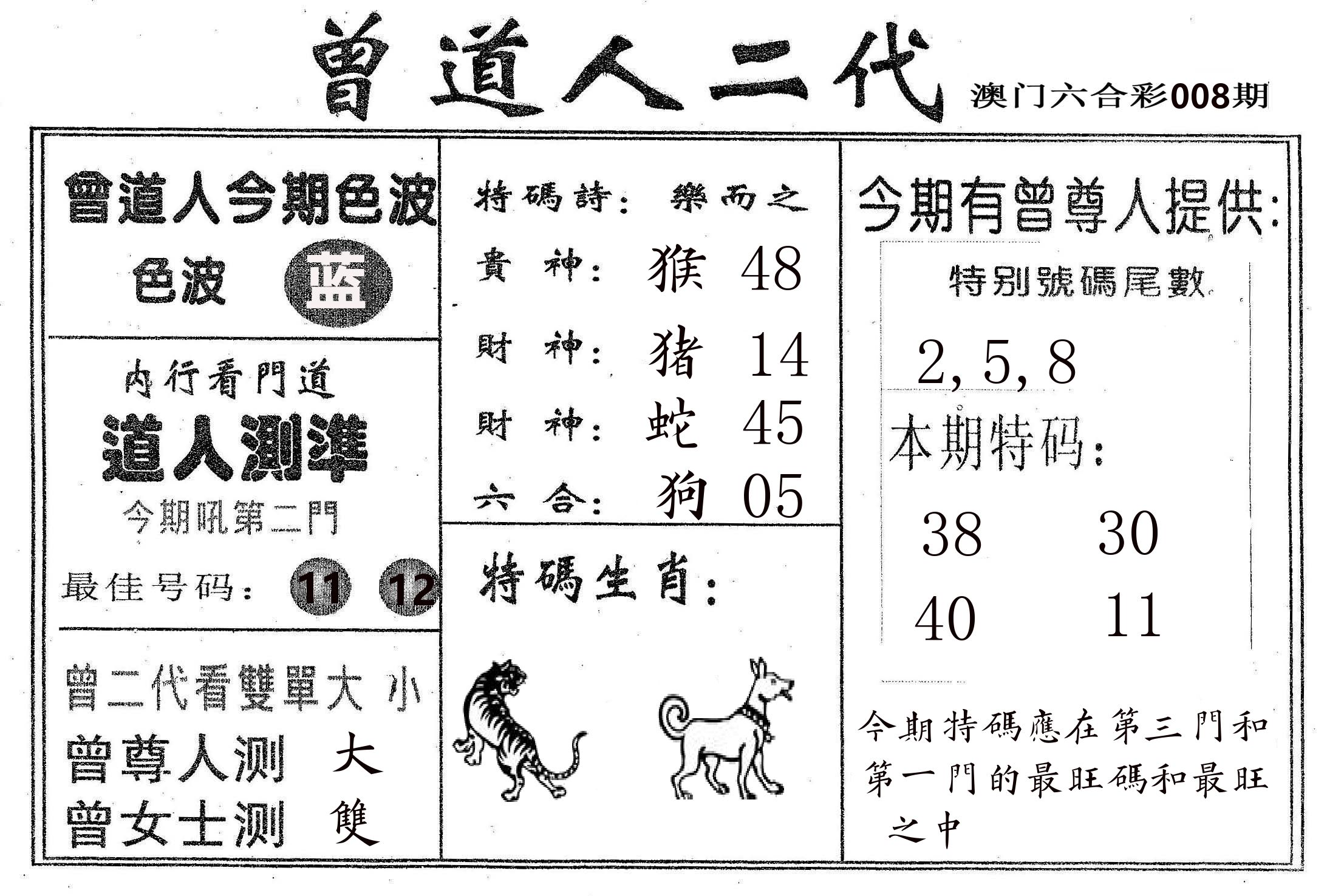 曾二代 第8期