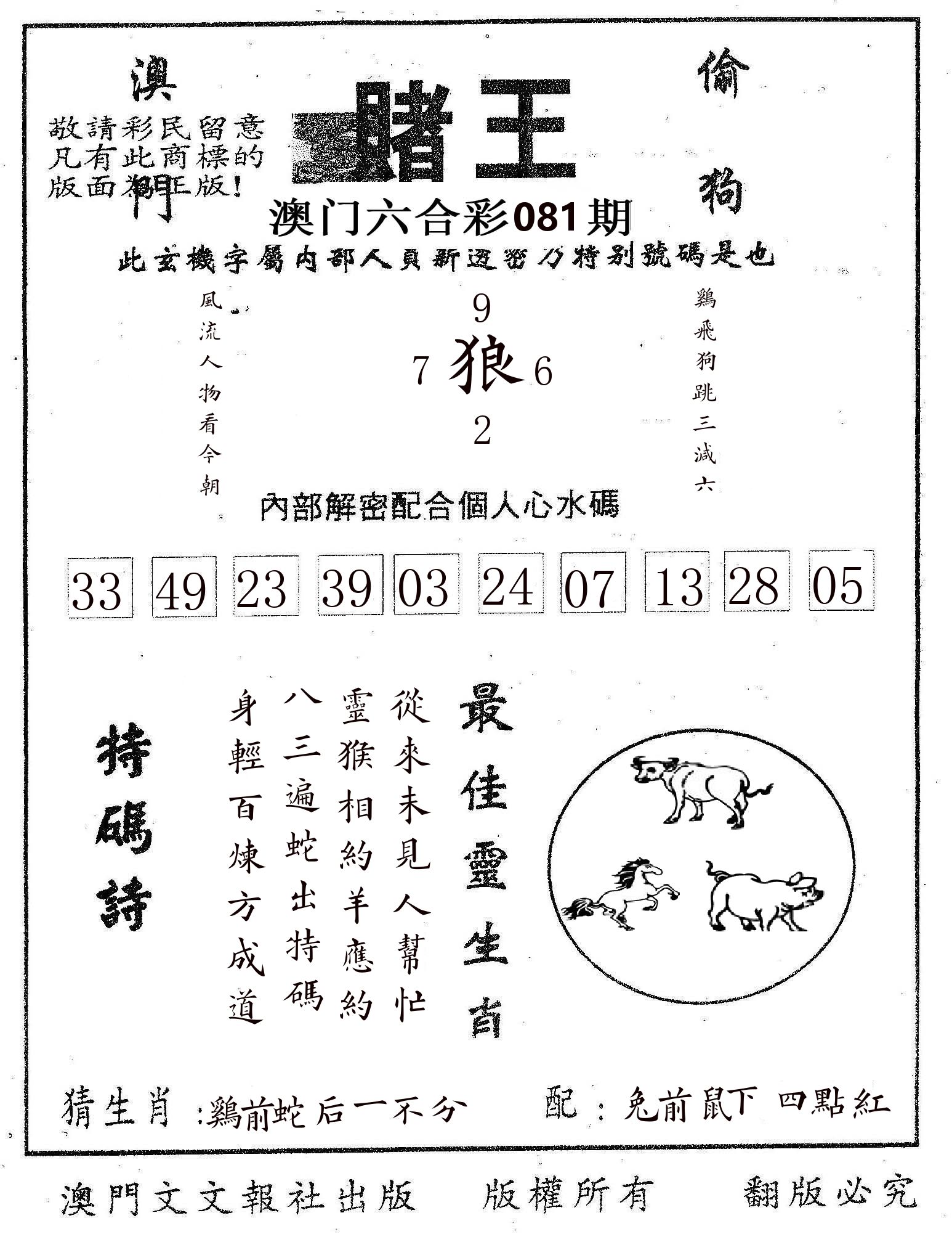 赌王 第81期