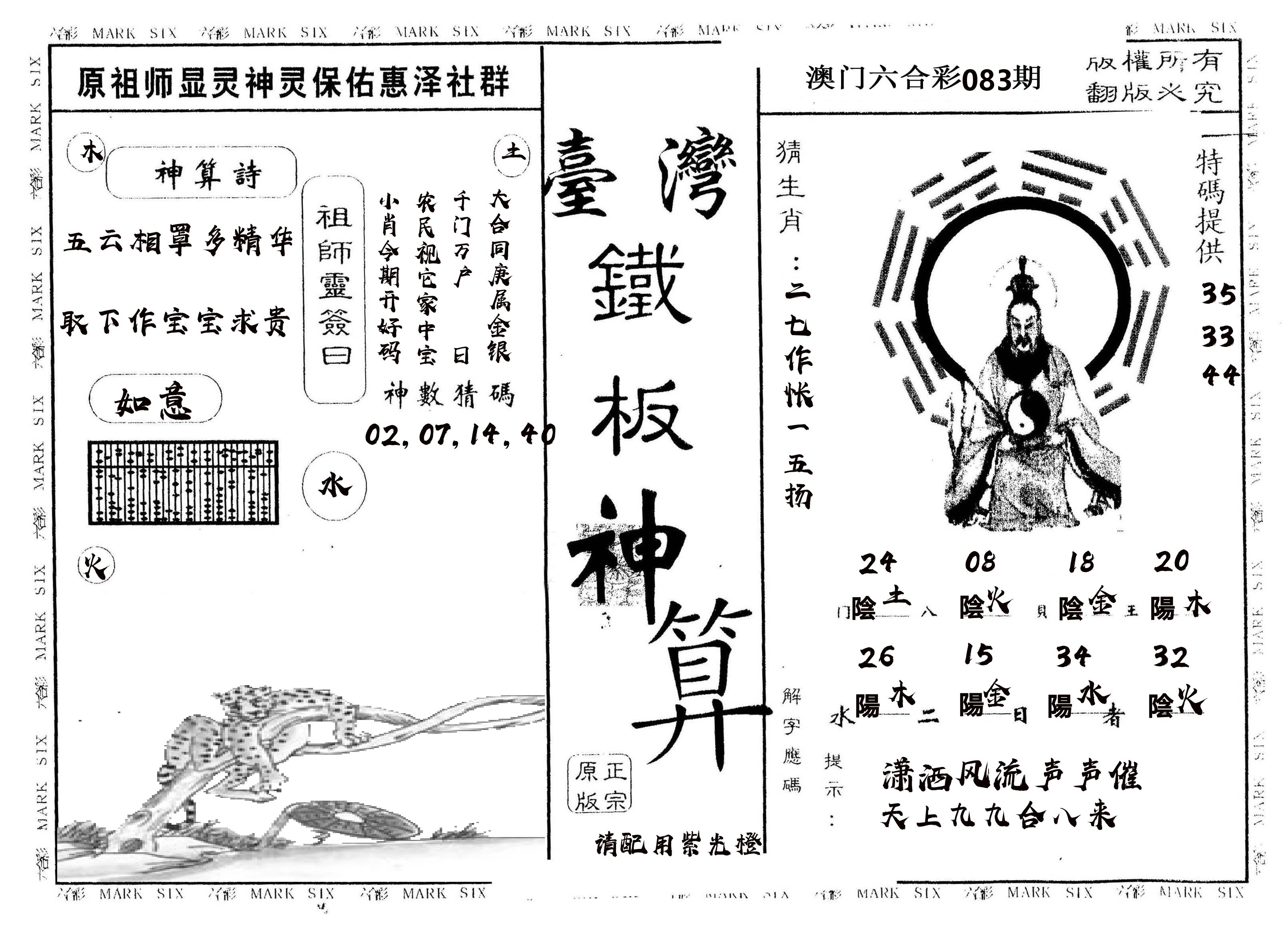 另版台湾铁板 第83期